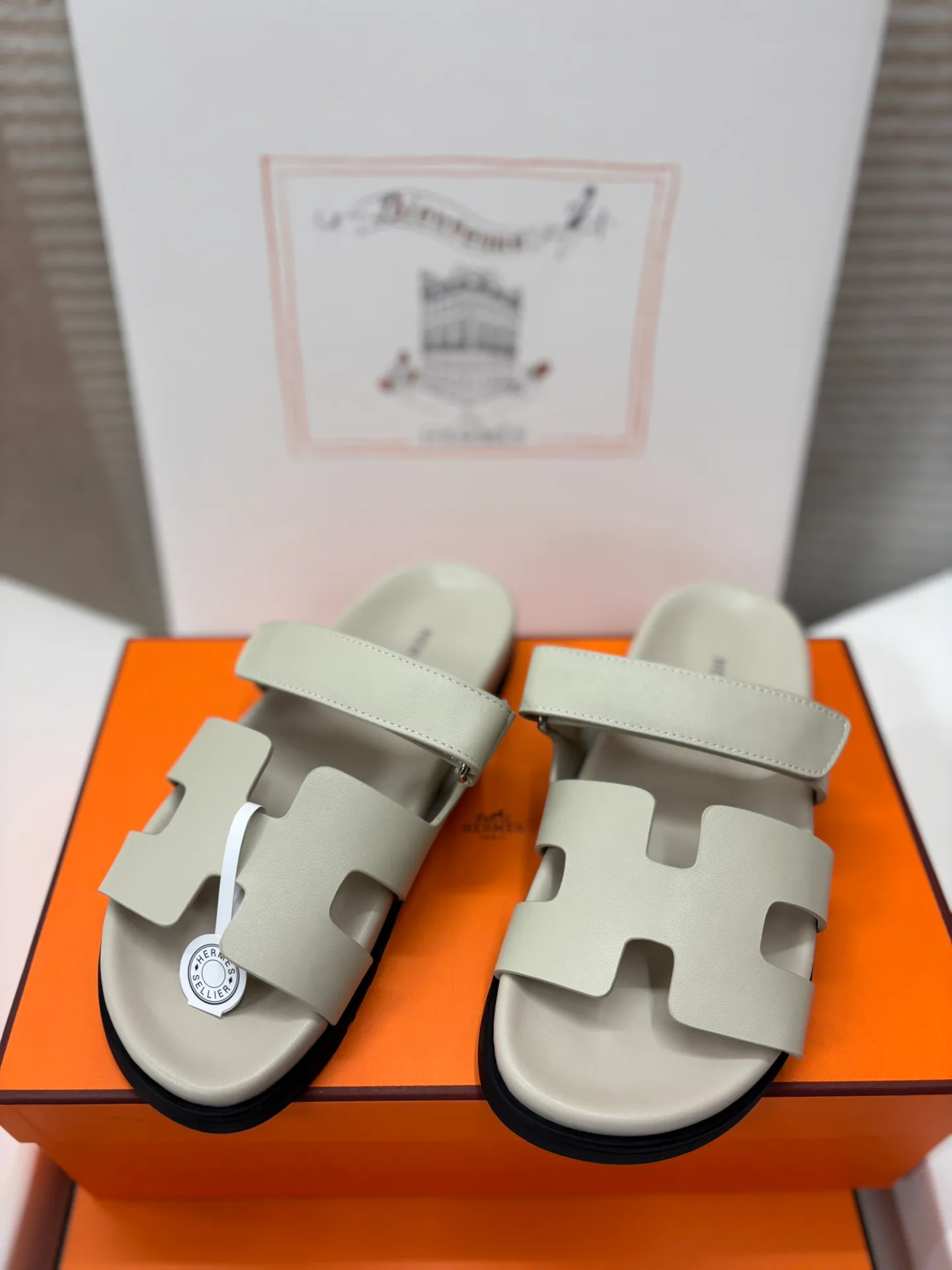 Шлепанцы Женские Hermes 15659