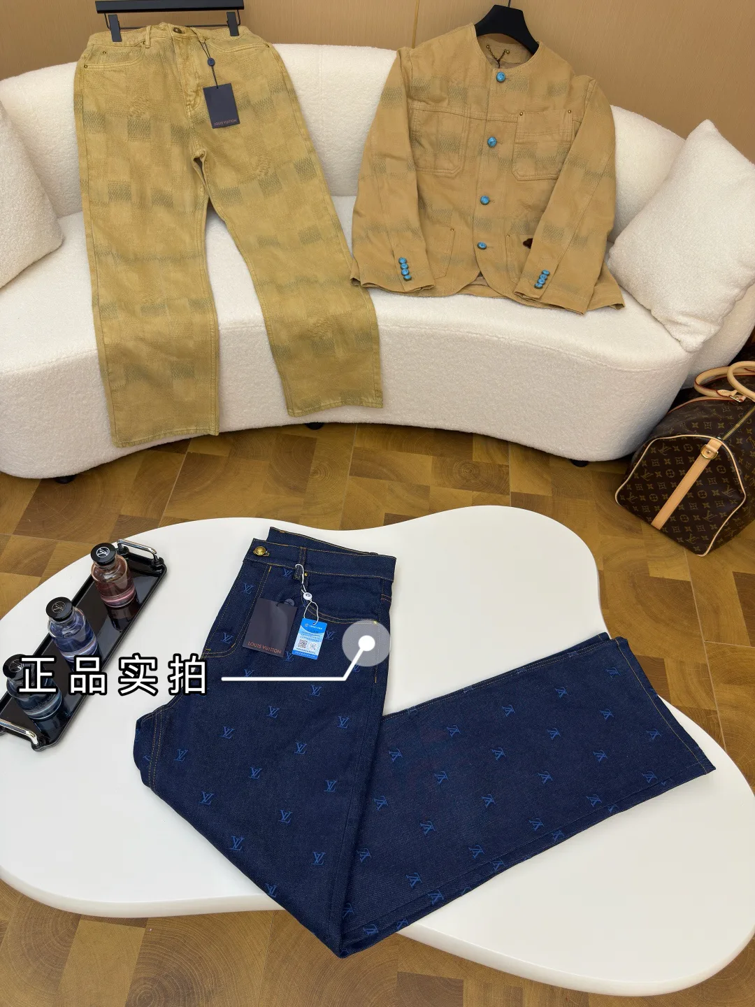 Джинсы Мужские Louis Vuitton 7018636
