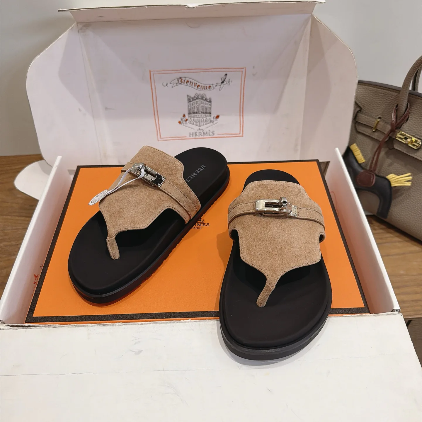 Шлепанцы Женские Hermes 17014855
