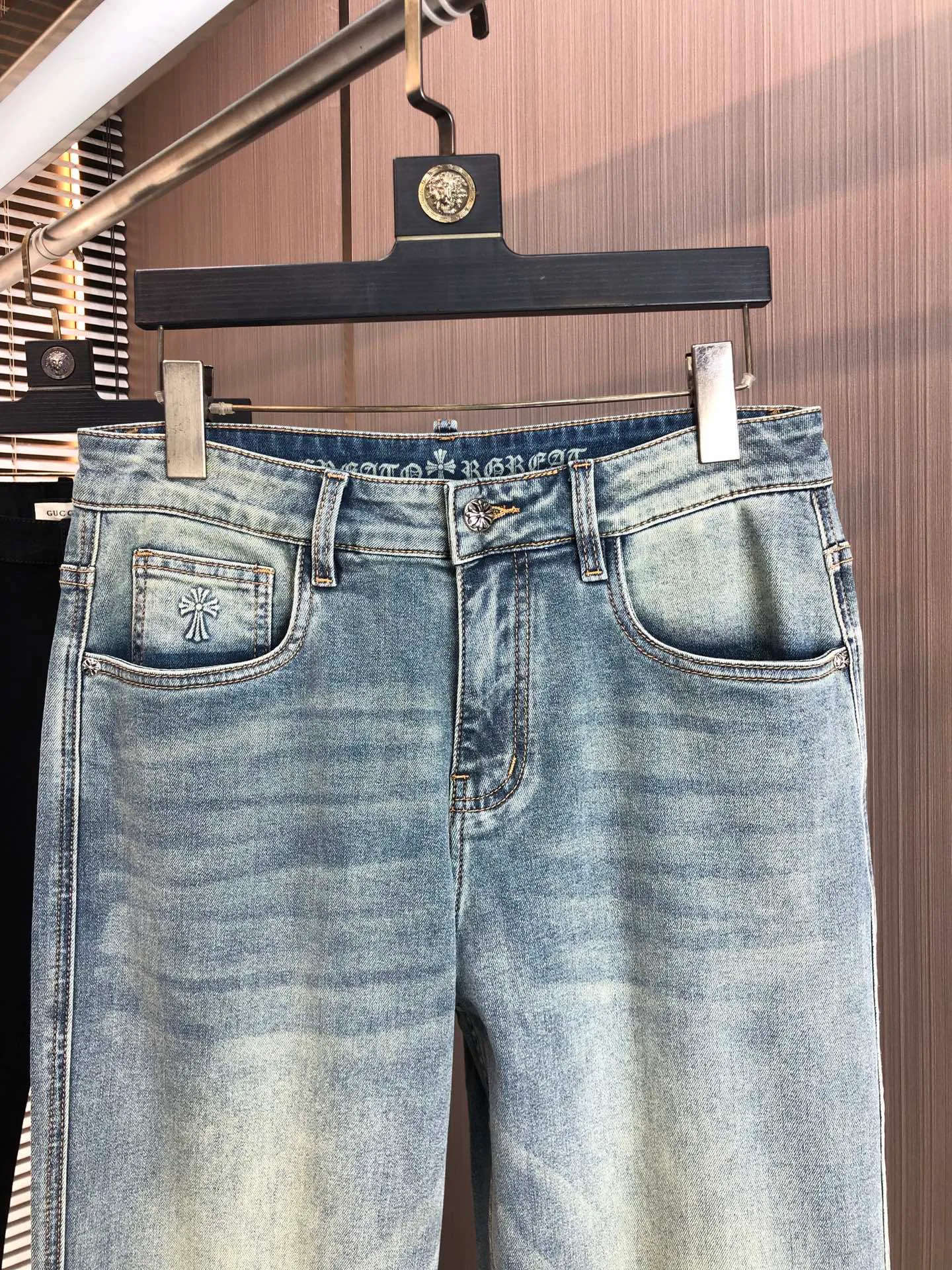 Джинсы Мужские Chrome Hearts 11514648