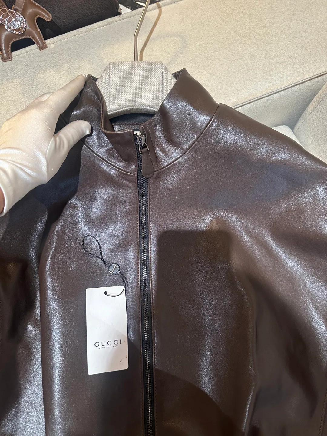 Кожаные Куртки И Дублёнки Женские Gucci 17214496