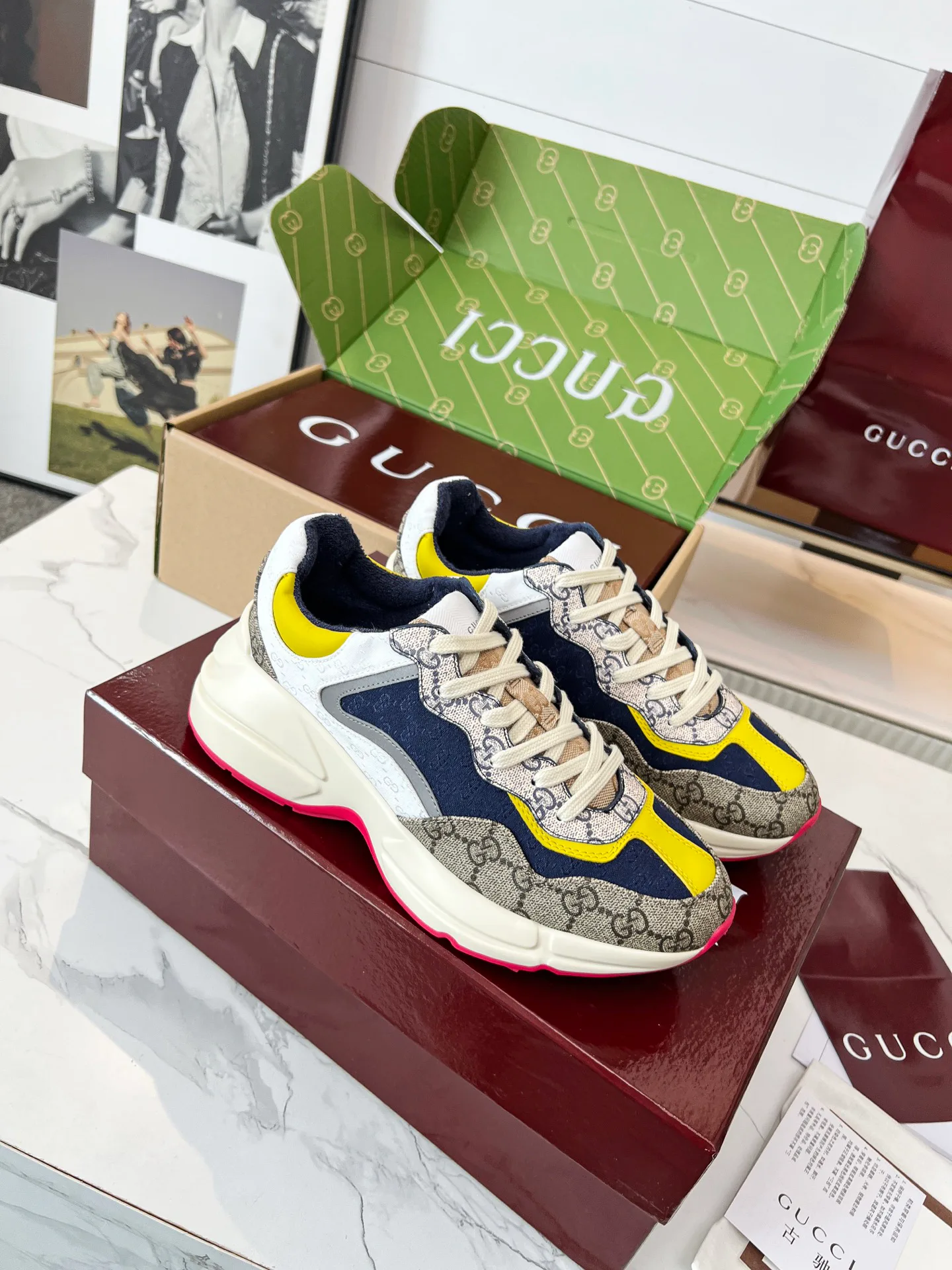 Кроссовки Женские Gucci 87795