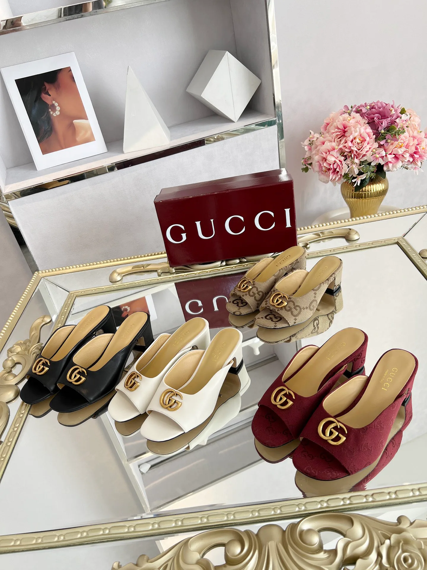 Босоножки Женские Gucci 2226945