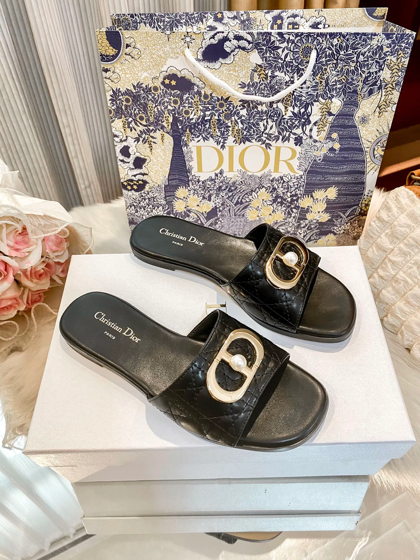 Шлепанцы Женские Christian Dior 12208673