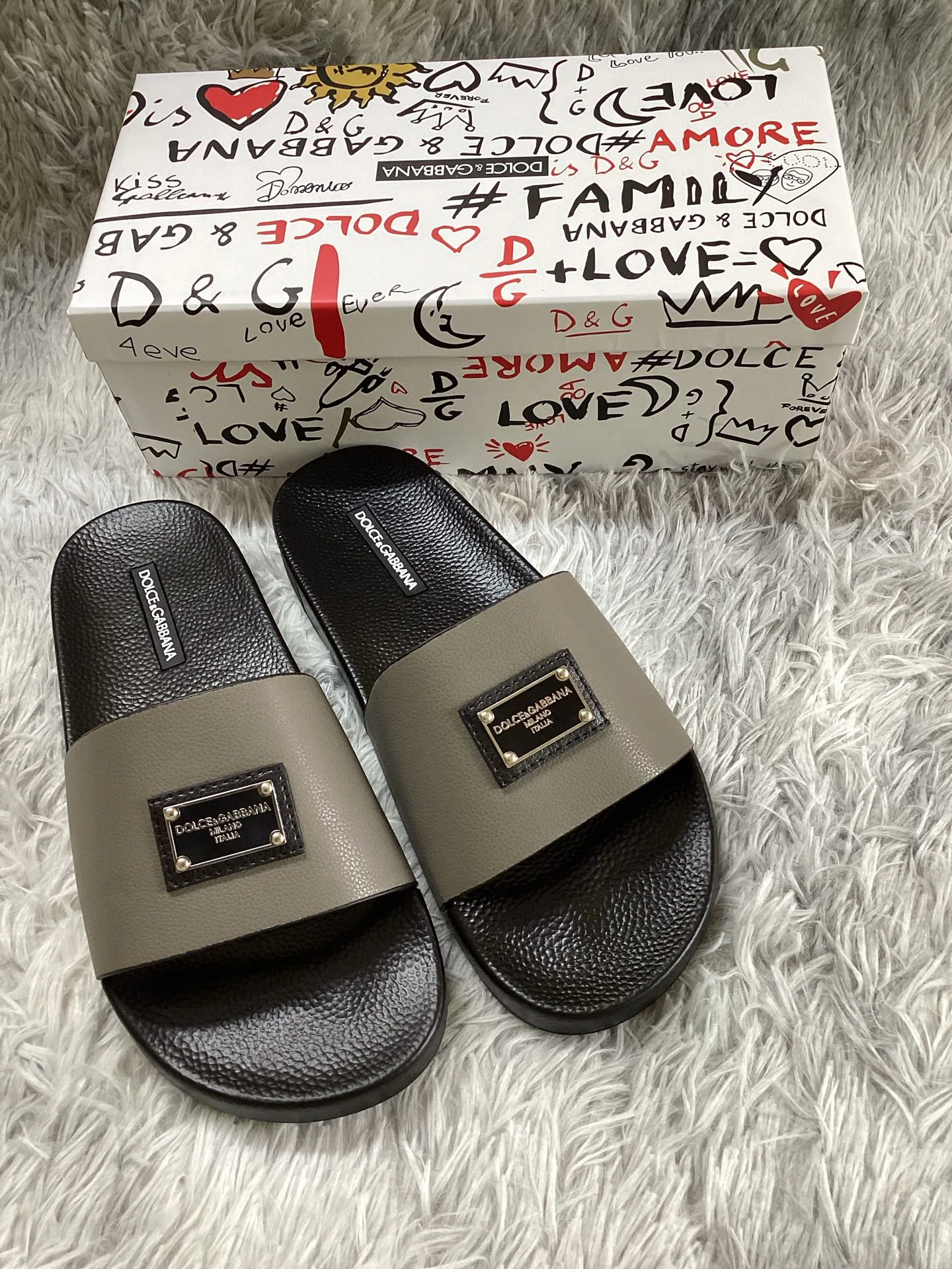 Шлепанцы Мужские Dolce & Gabbana 236103