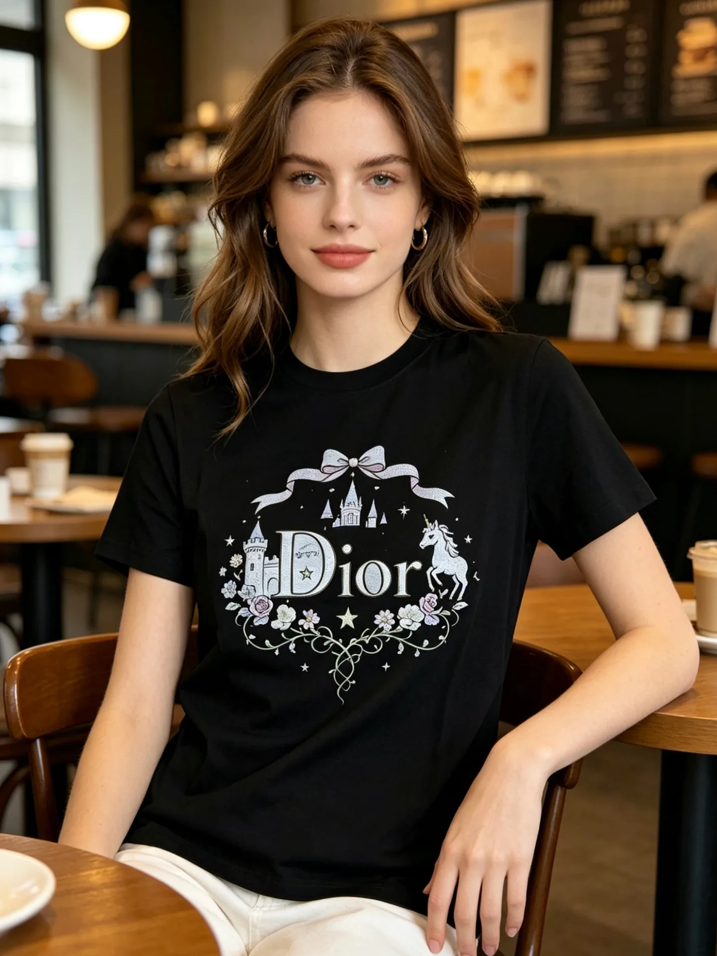 Футболки Женские Christian Dior 13076355