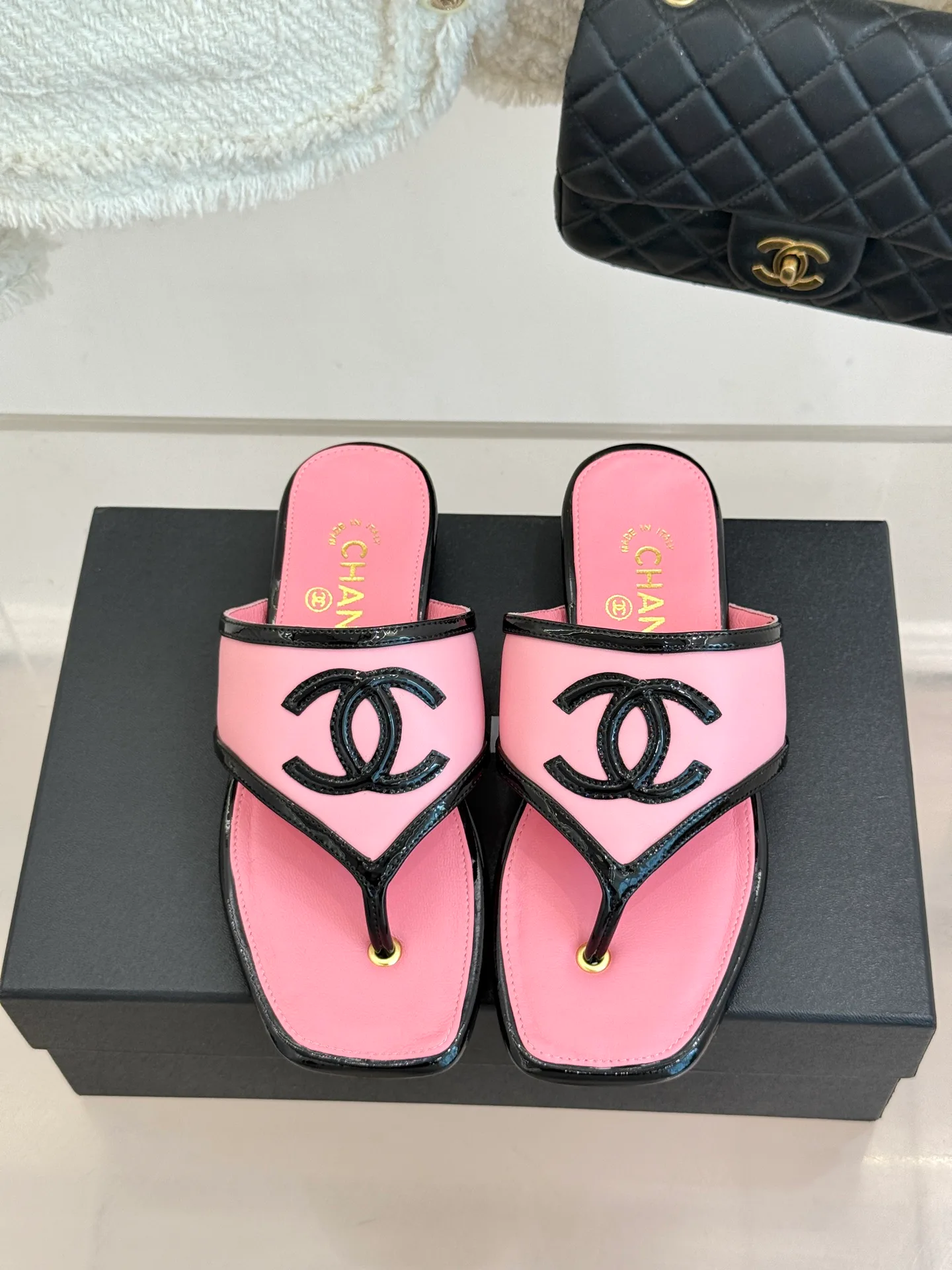 Шлепанцы Женские Chanel 17425290