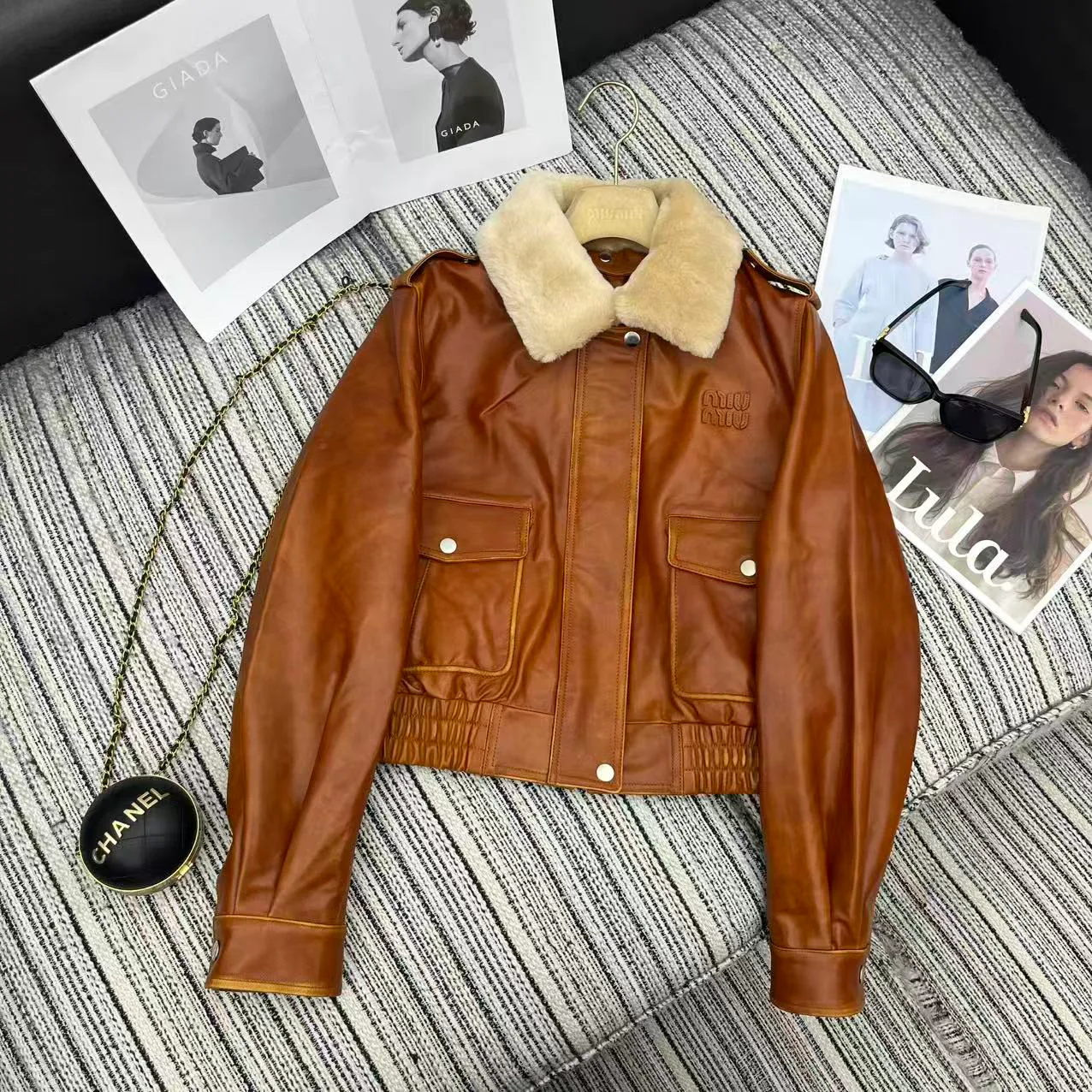 Куртки И Пуховики Женские Miu Miu 130493