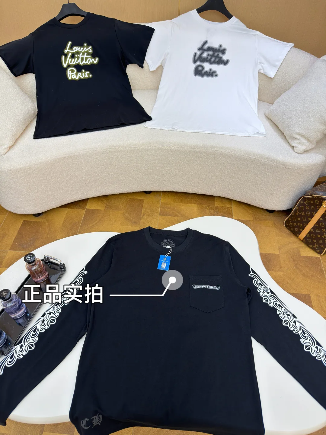 Лонгсливы Мужские Chrome Hearts 11399340