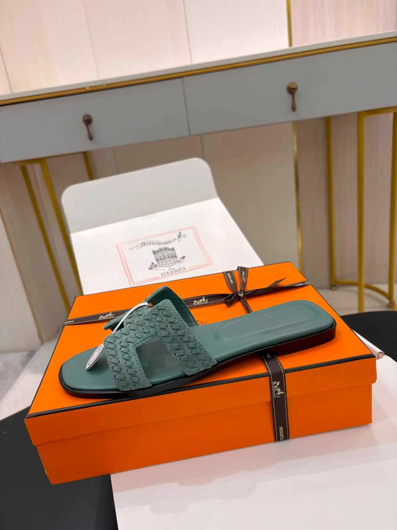 Шлепанцы Женские Hermes 735230