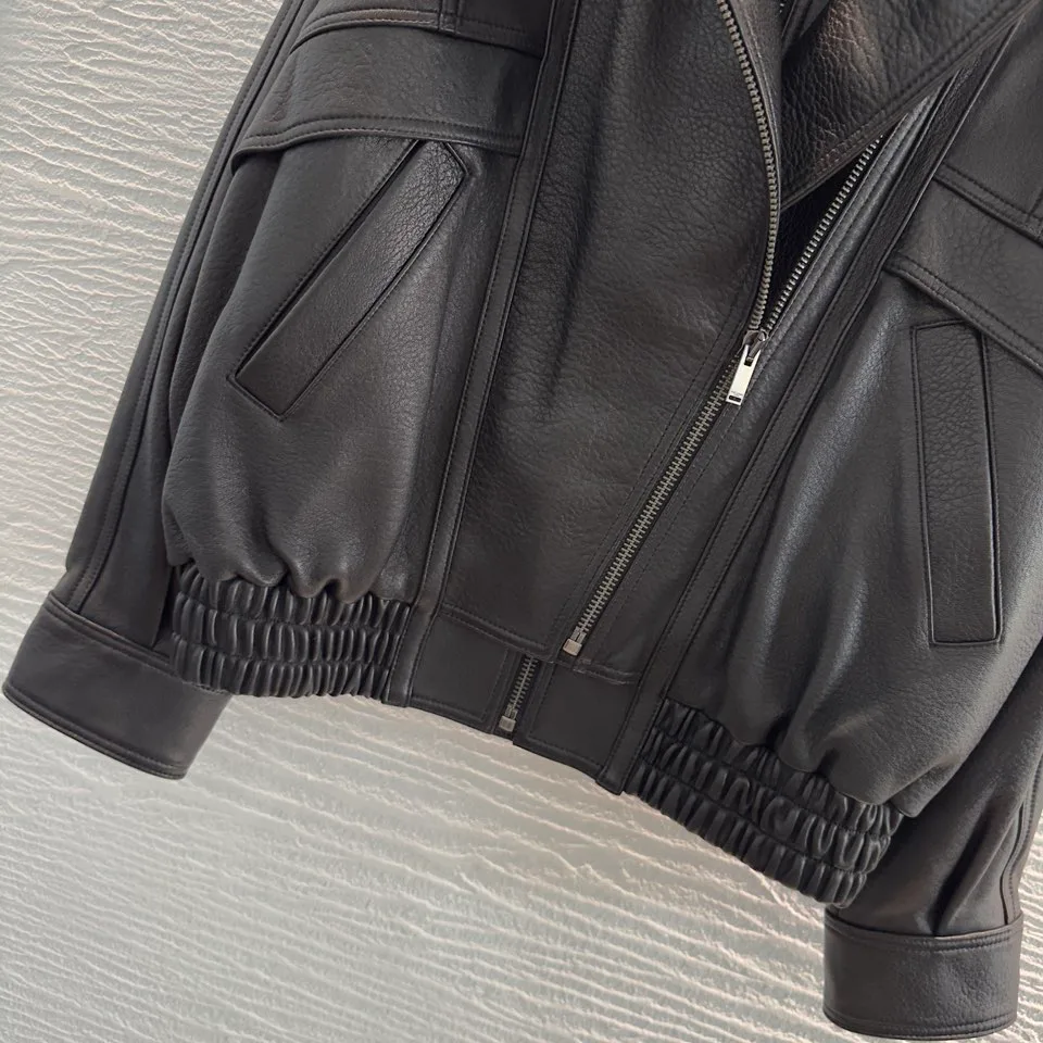 Кожаные Куртки И Дублёнки Женские Saint Laurent 17998668