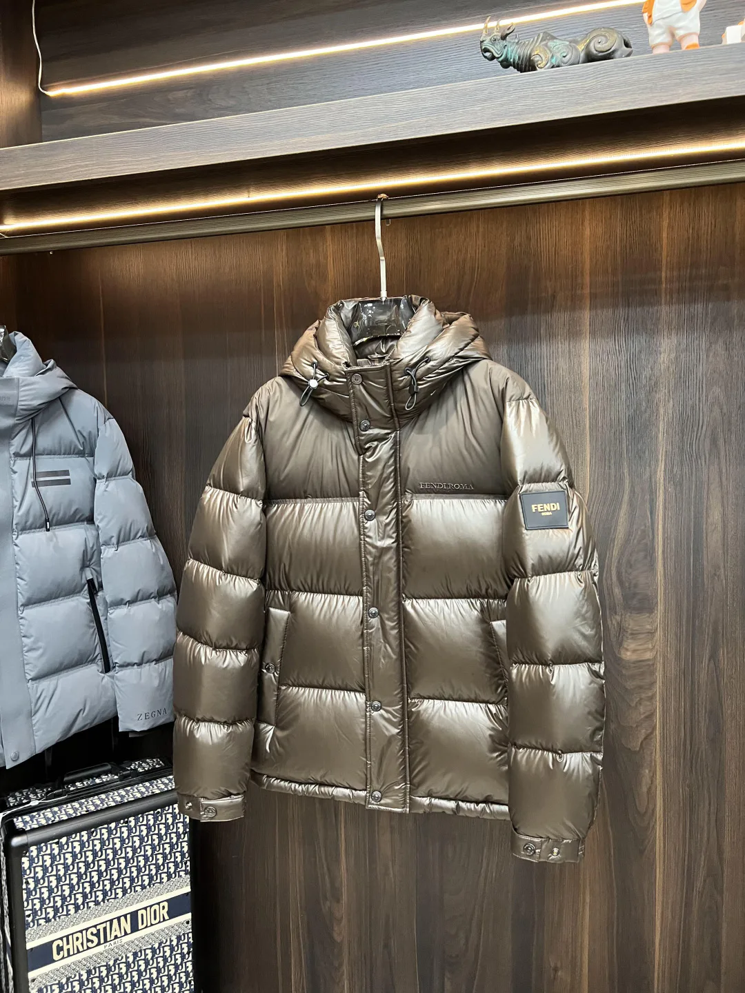 Куртки И Пуховики Мужские Fendi 384039