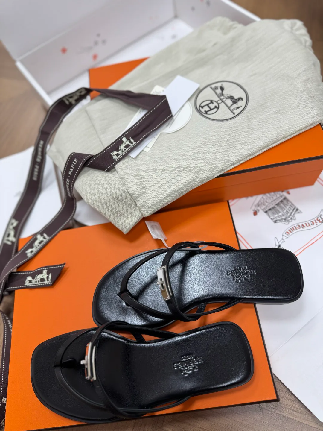 Шлепанцы Женские Hermes 13930282