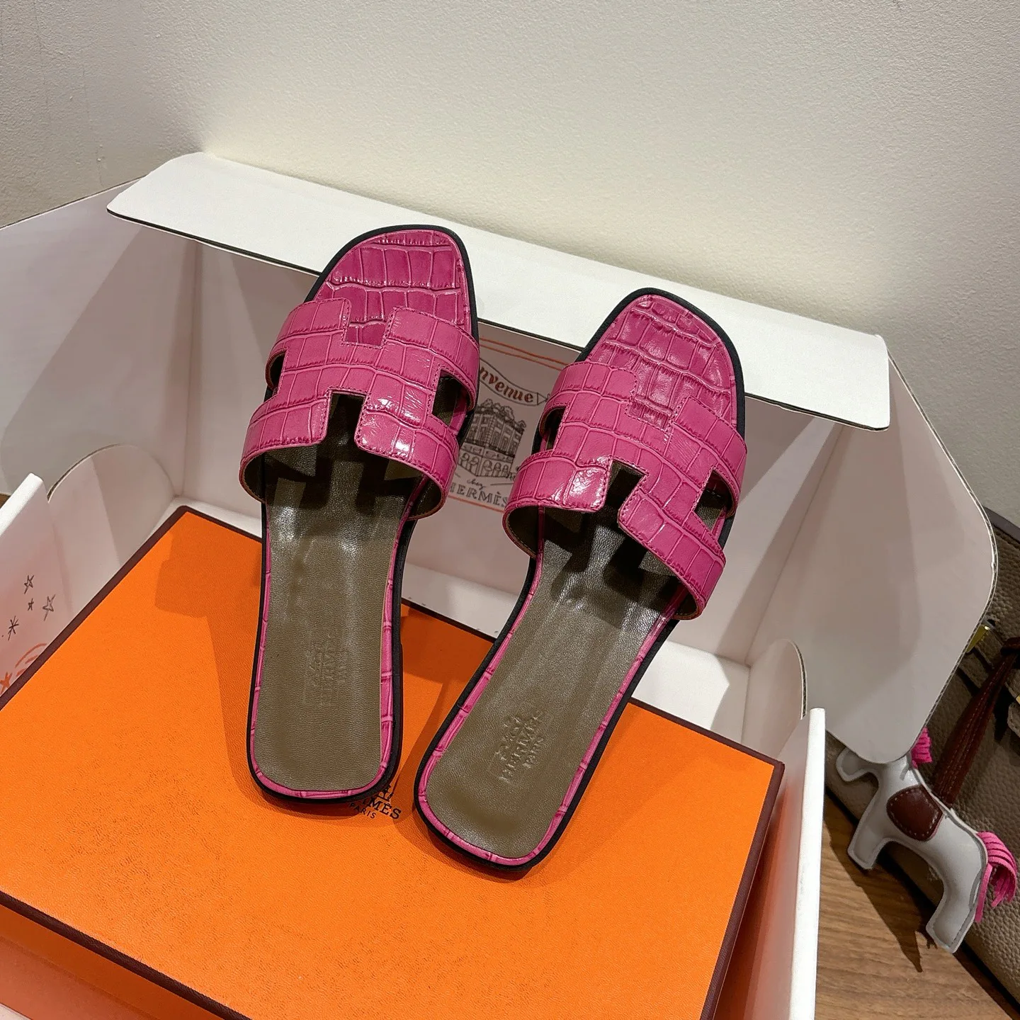 Шлепанцы Женские Hermes 873856