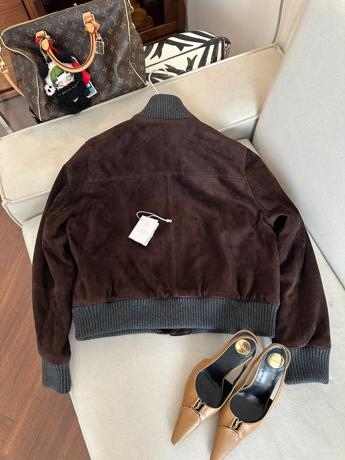 Кожаные Куртки И Дублёнки Женские Brunello Cucinelli 11679748