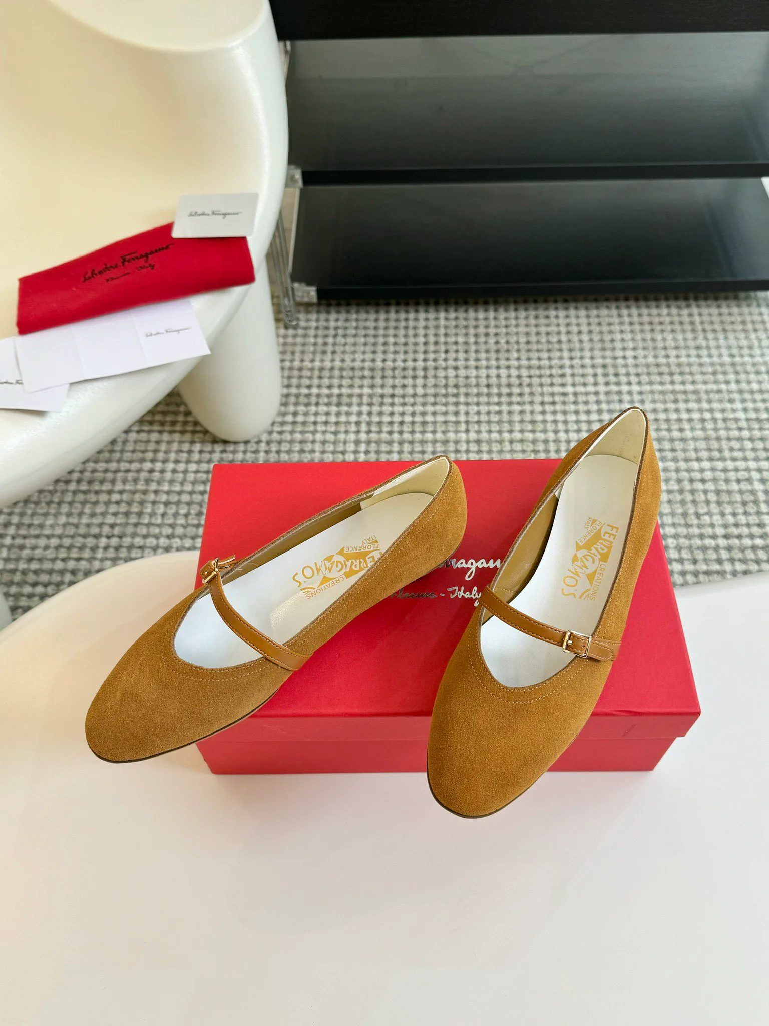 Балетки Женские Salvatore Ferragamo 579294