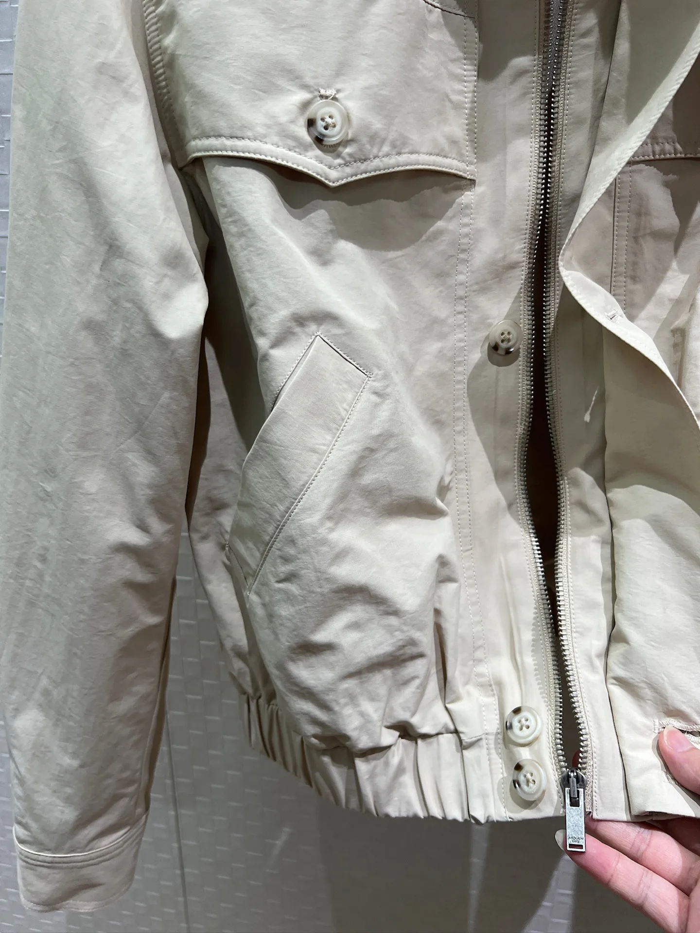 Куртки И Пуховики Женские Saint Laurent 17217445