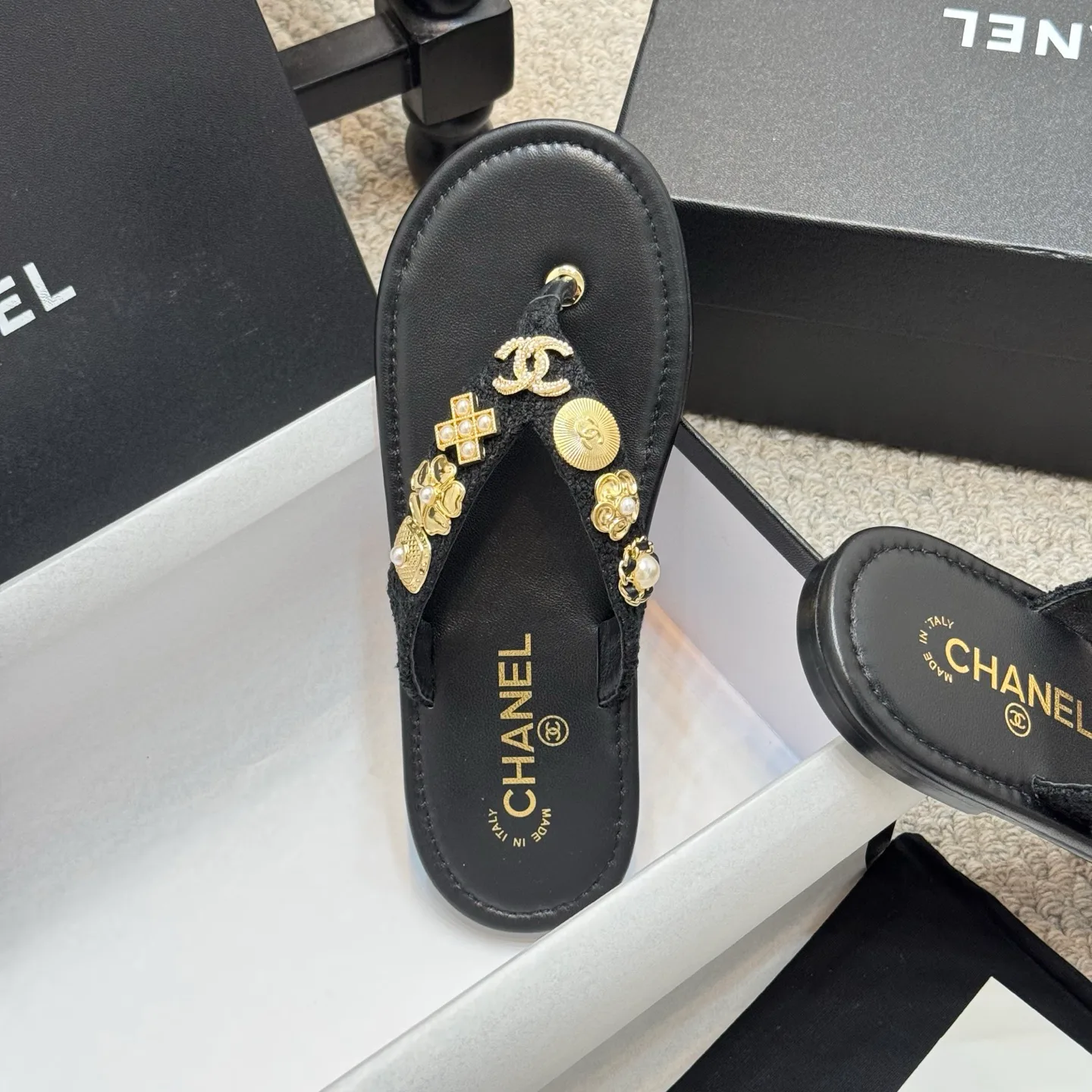 Шлепанцы Женские Chanel 36274