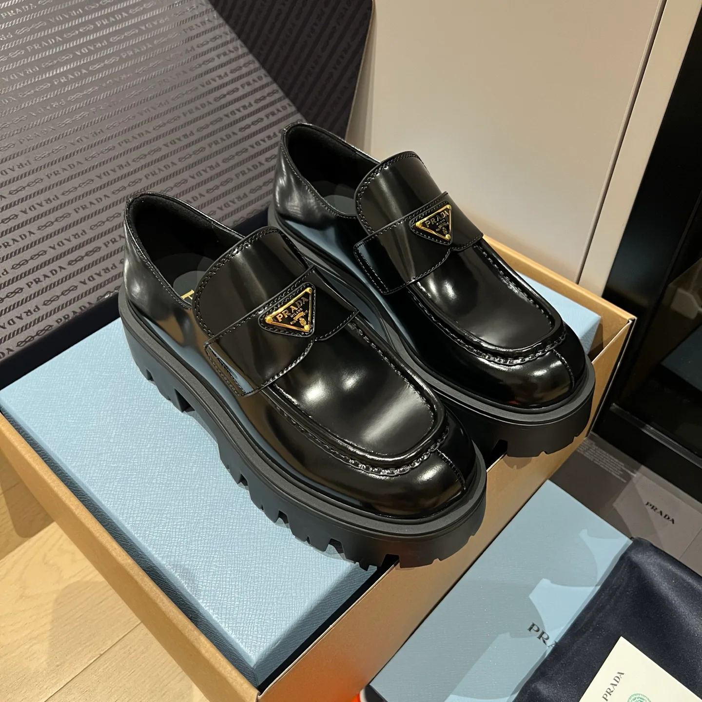 Лоферы И Мокасины Женские Prada 201373