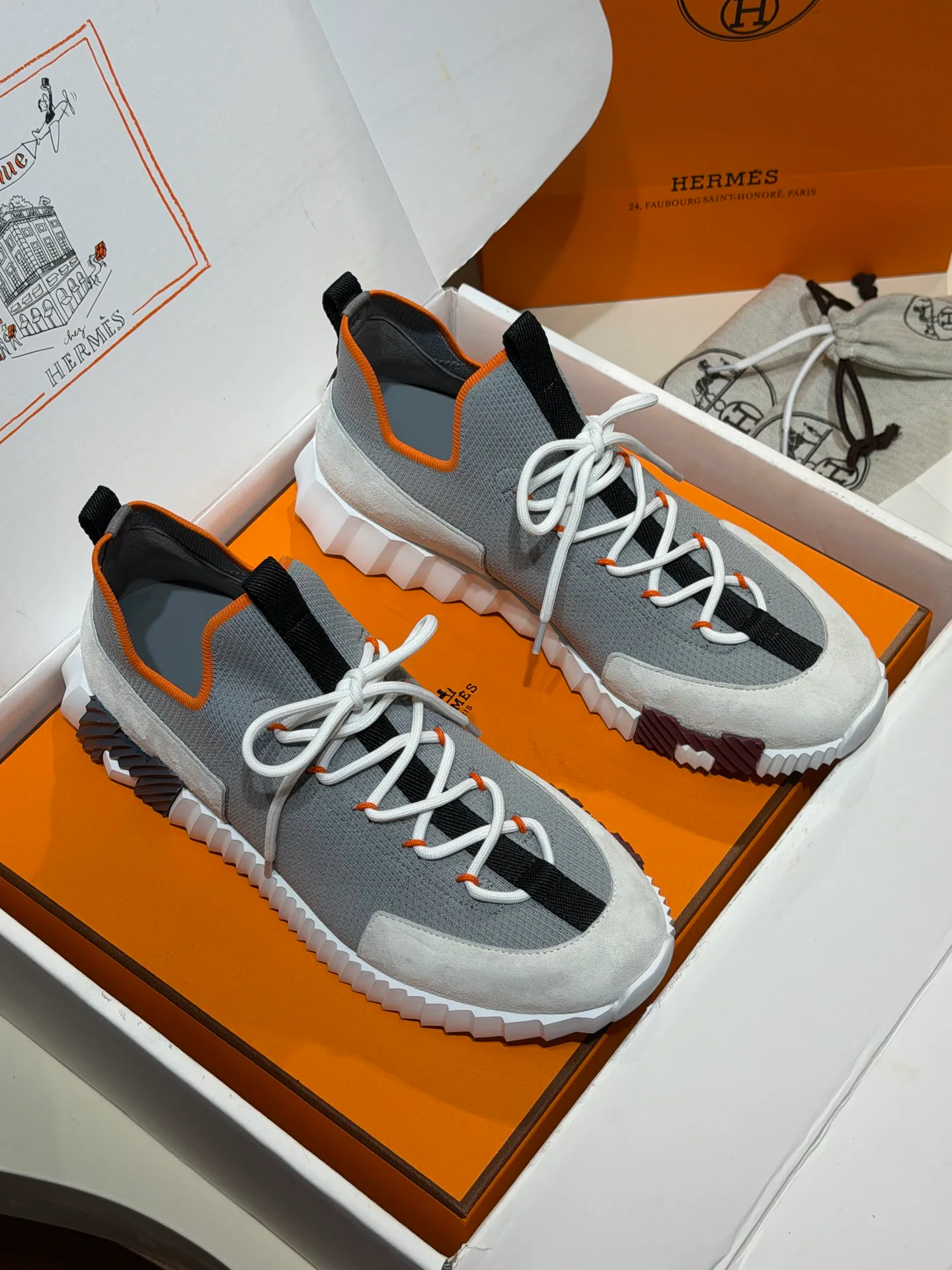 Кроссовки Женские Hermes 554594