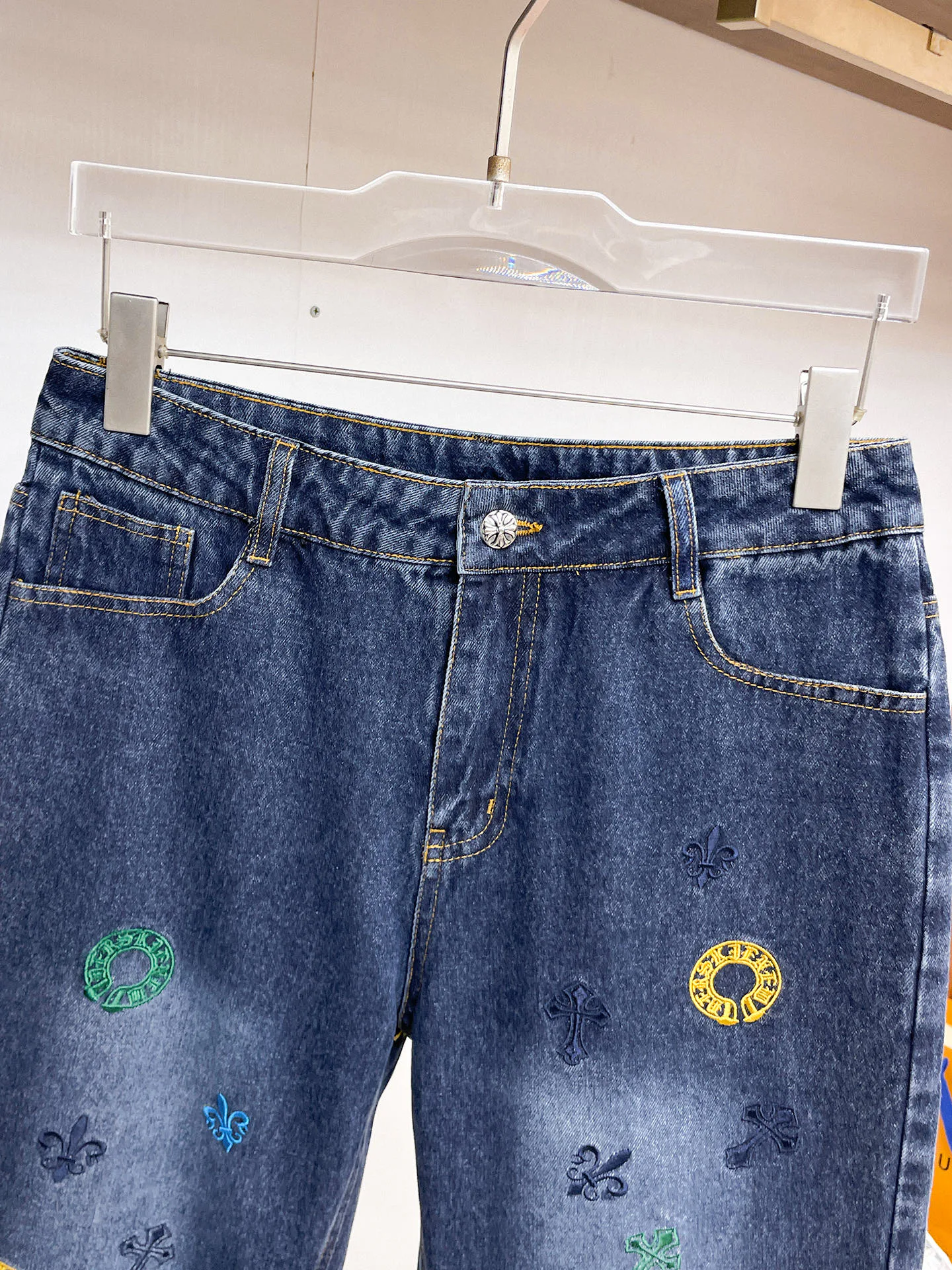 Джинсы Мужские Chrome Hearts 18345650