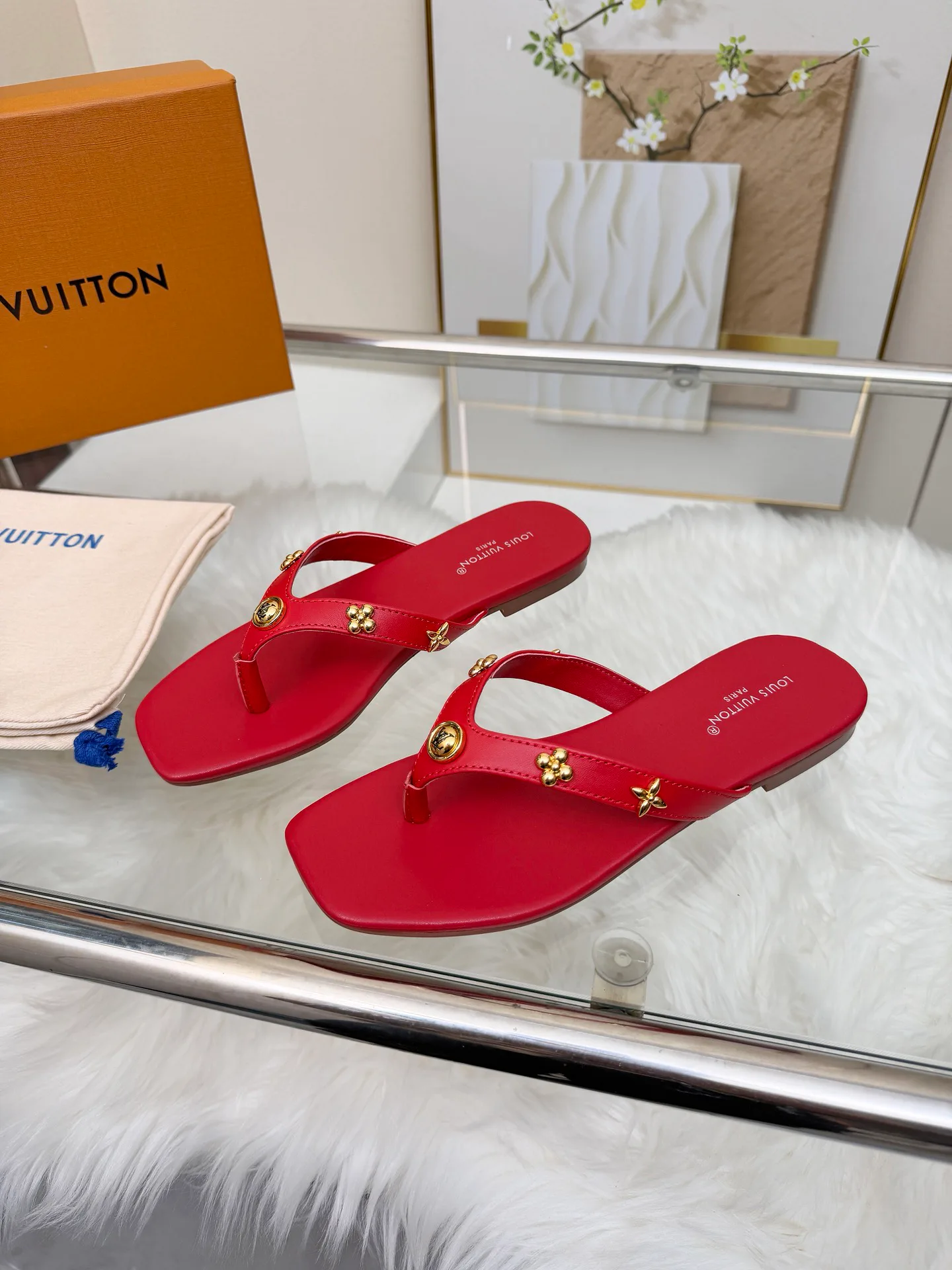 Шлепанцы Женские Louis Vuitton 13253491