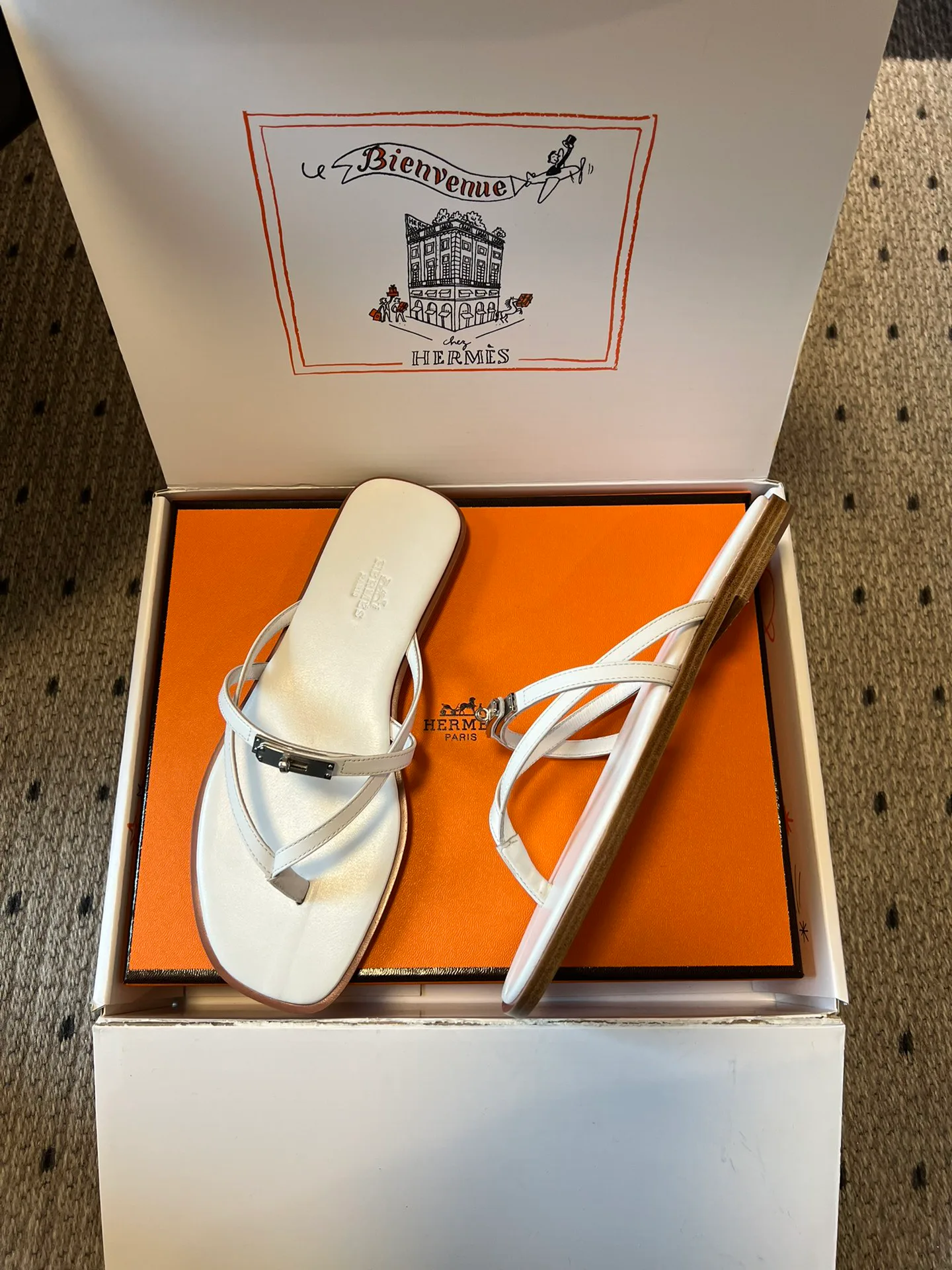 Шлепанцы Женские Hermes 10209514