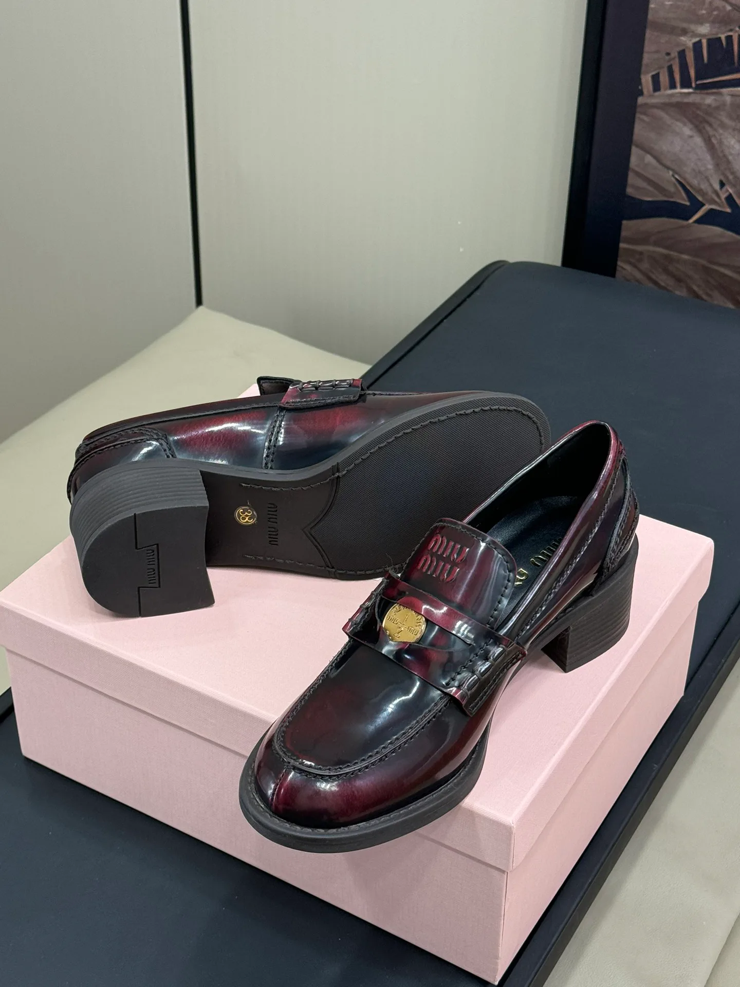 Лоферы Женские Miu Miu 248652