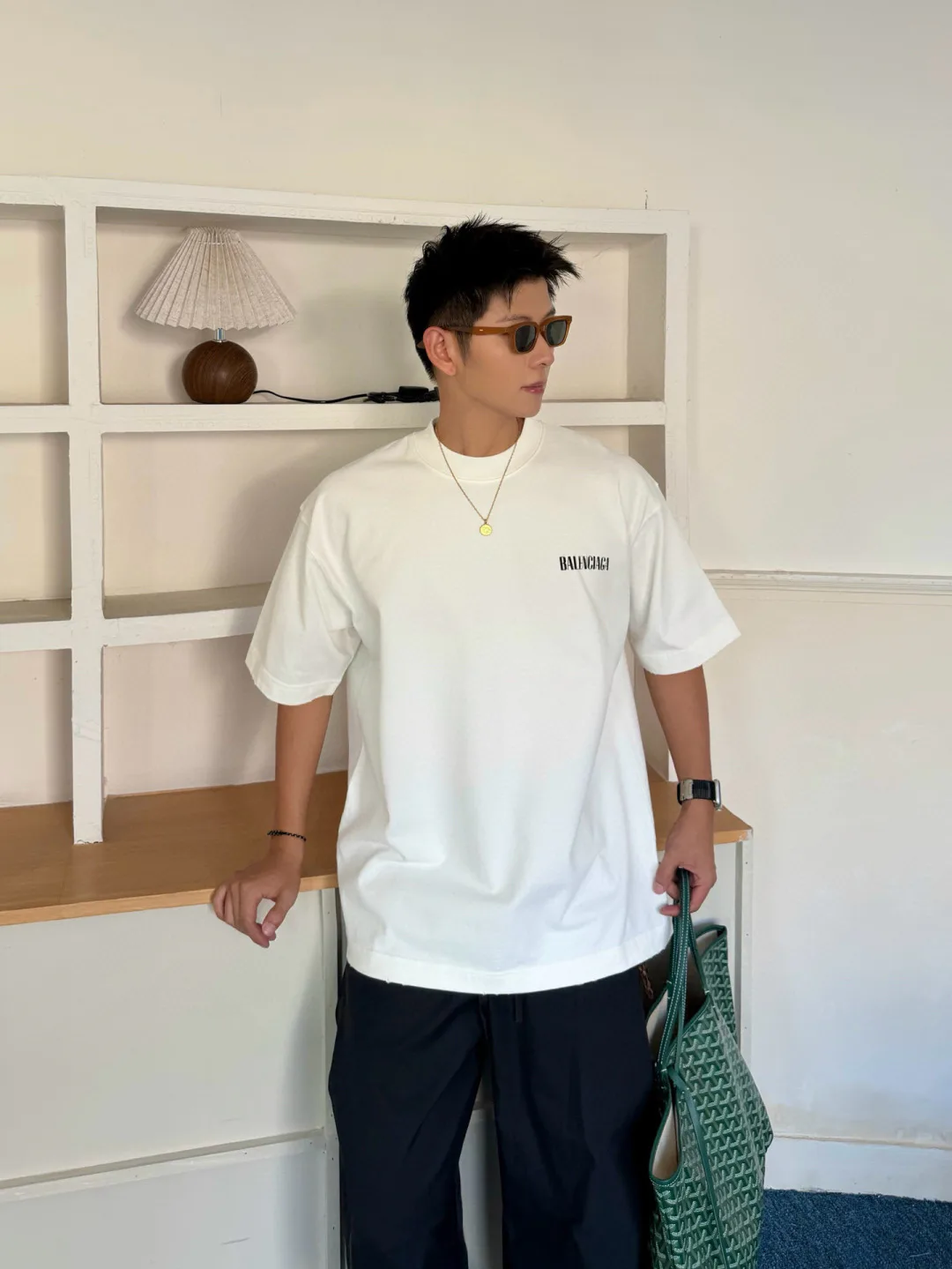 Футболки Мужские Balenciaga 1297257