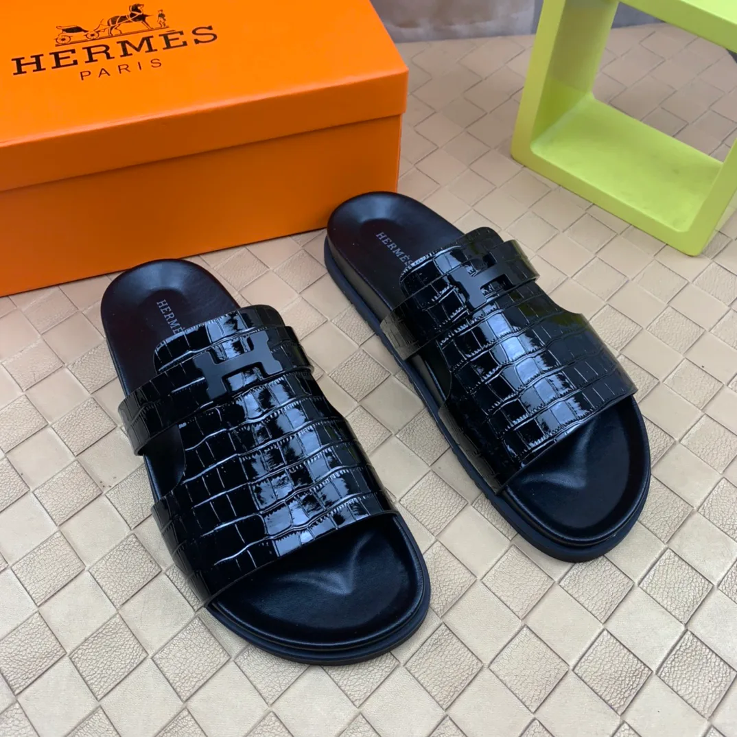 Шлепанцы Мужские Hermes 30108