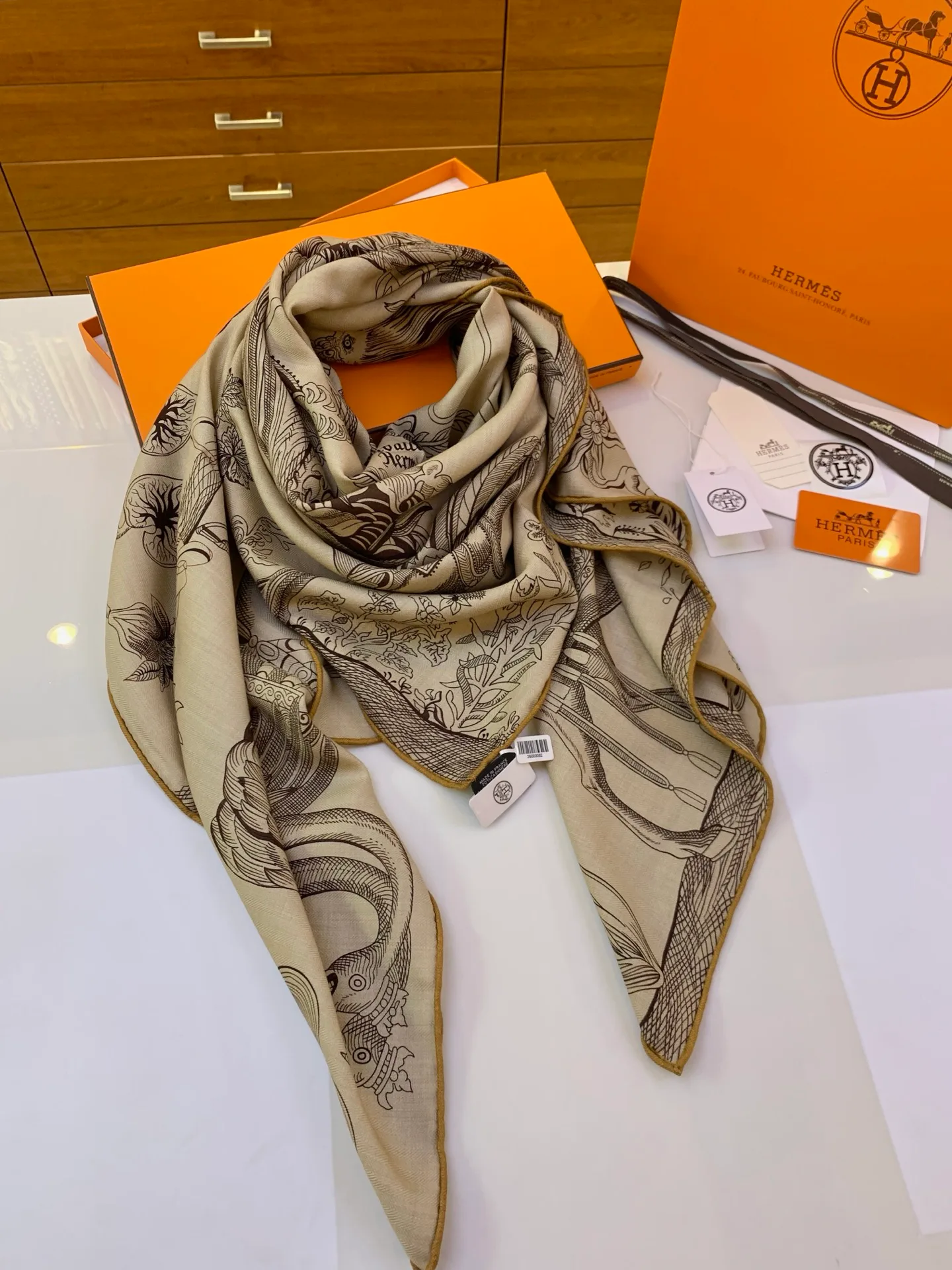 Шарфы Hermes 17712853