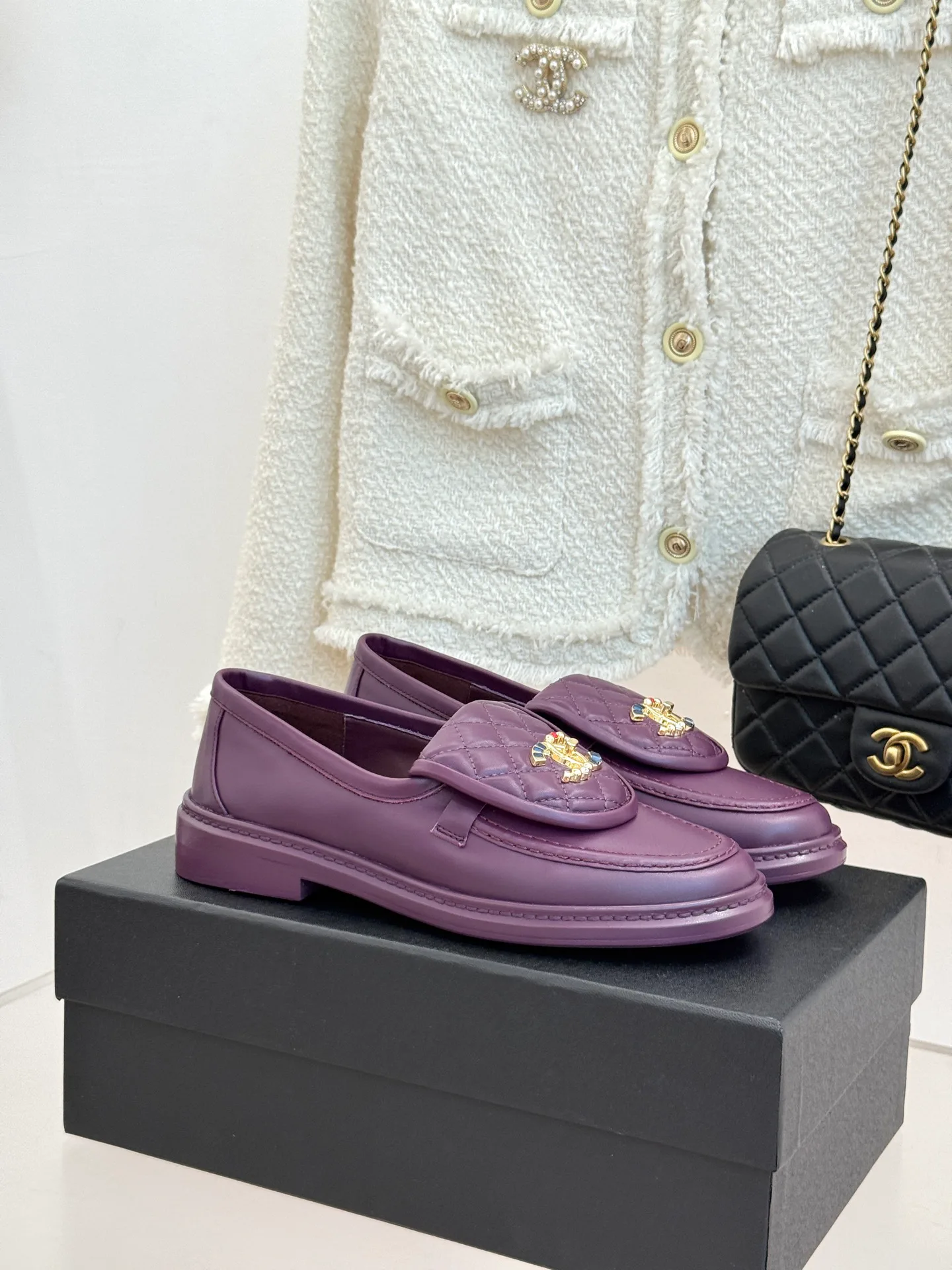 Лоферы И Мокасины Женские Chanel 17336060