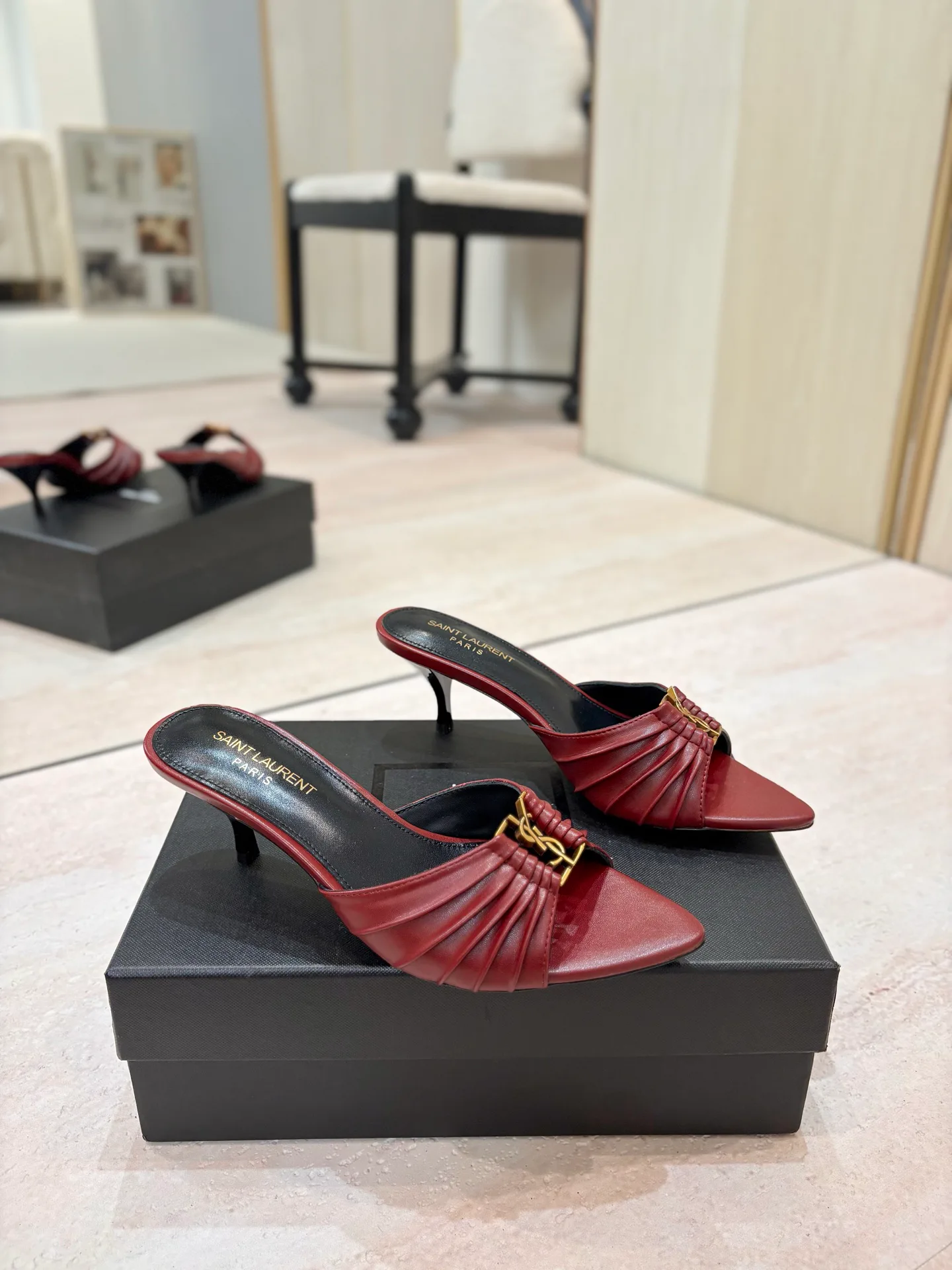 Мюли И Сабо Женские Saint Laurent 17476039