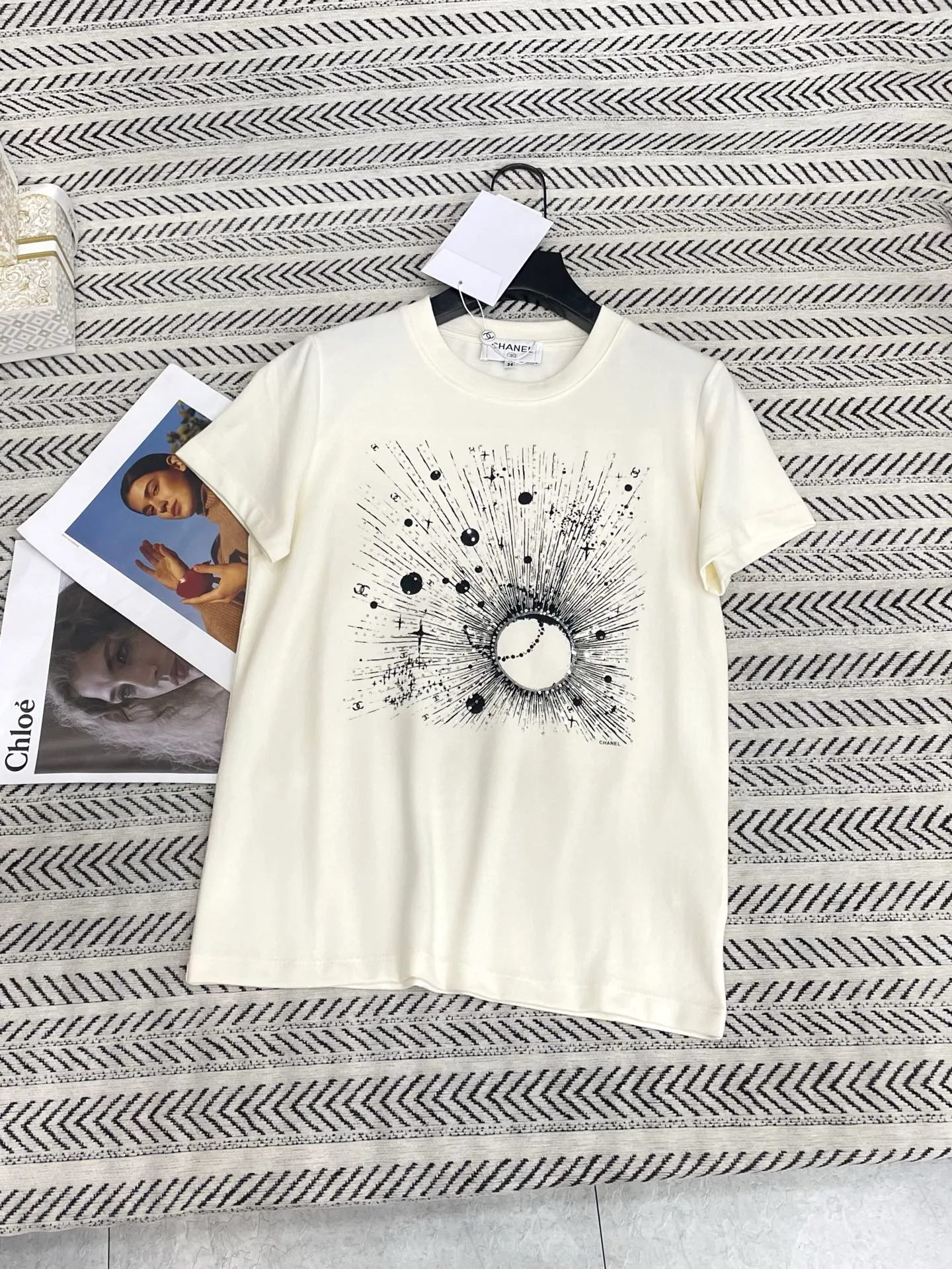 Футболки Женские Chanel 13436355