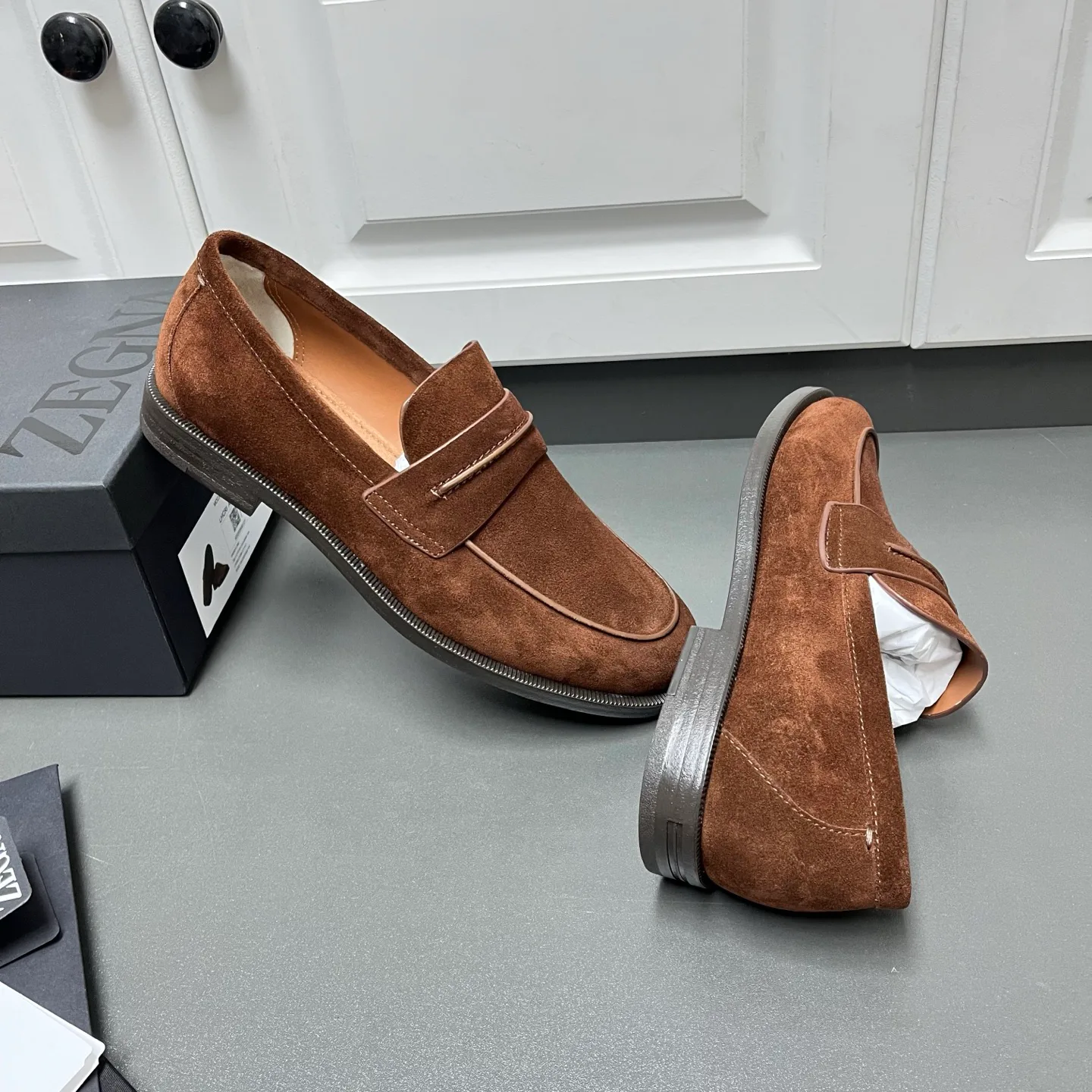 Лоферы И Туфли Мужские Zegna 18500161