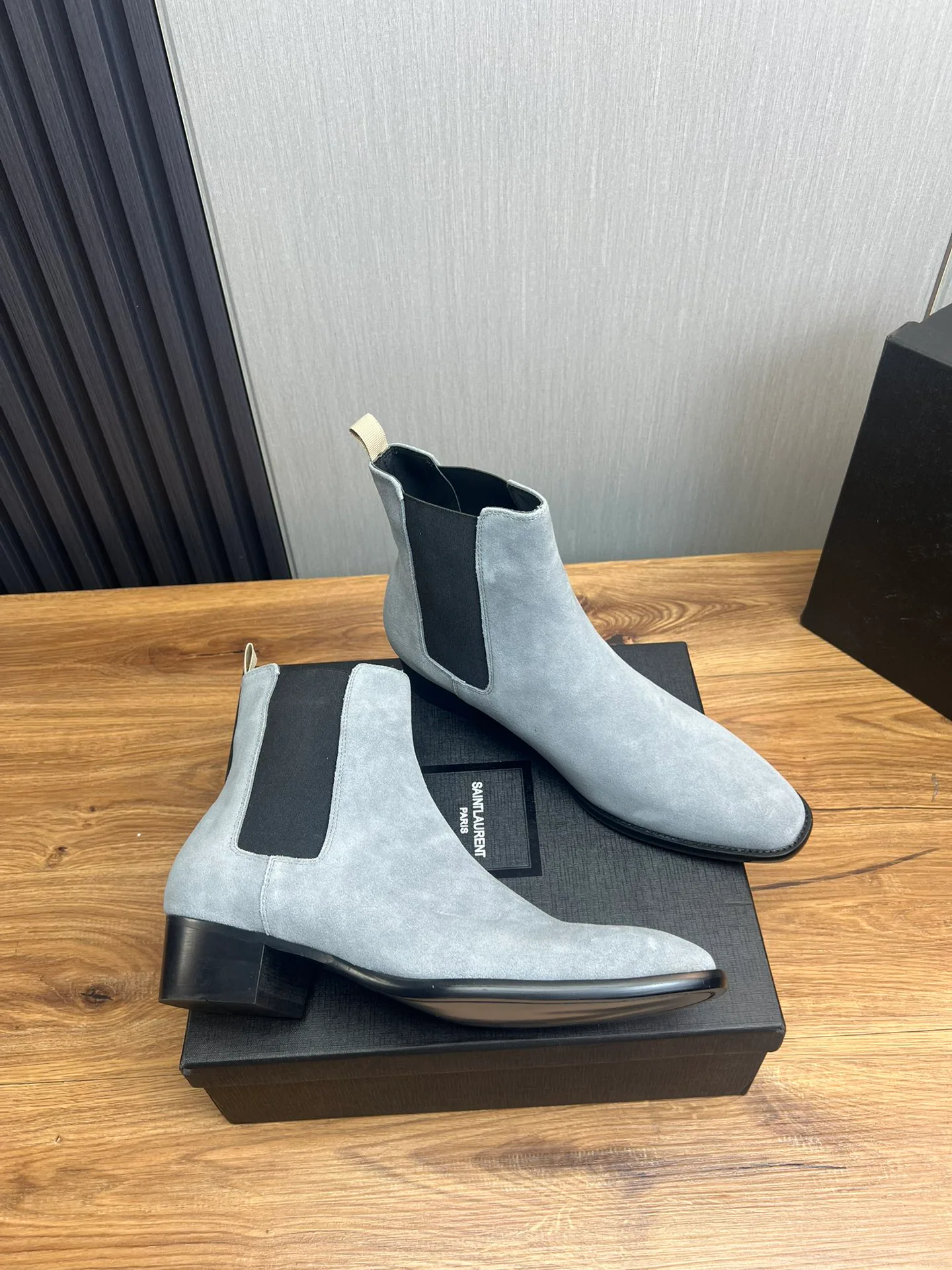 Ботинки Мужские Saint Laurent 1261420