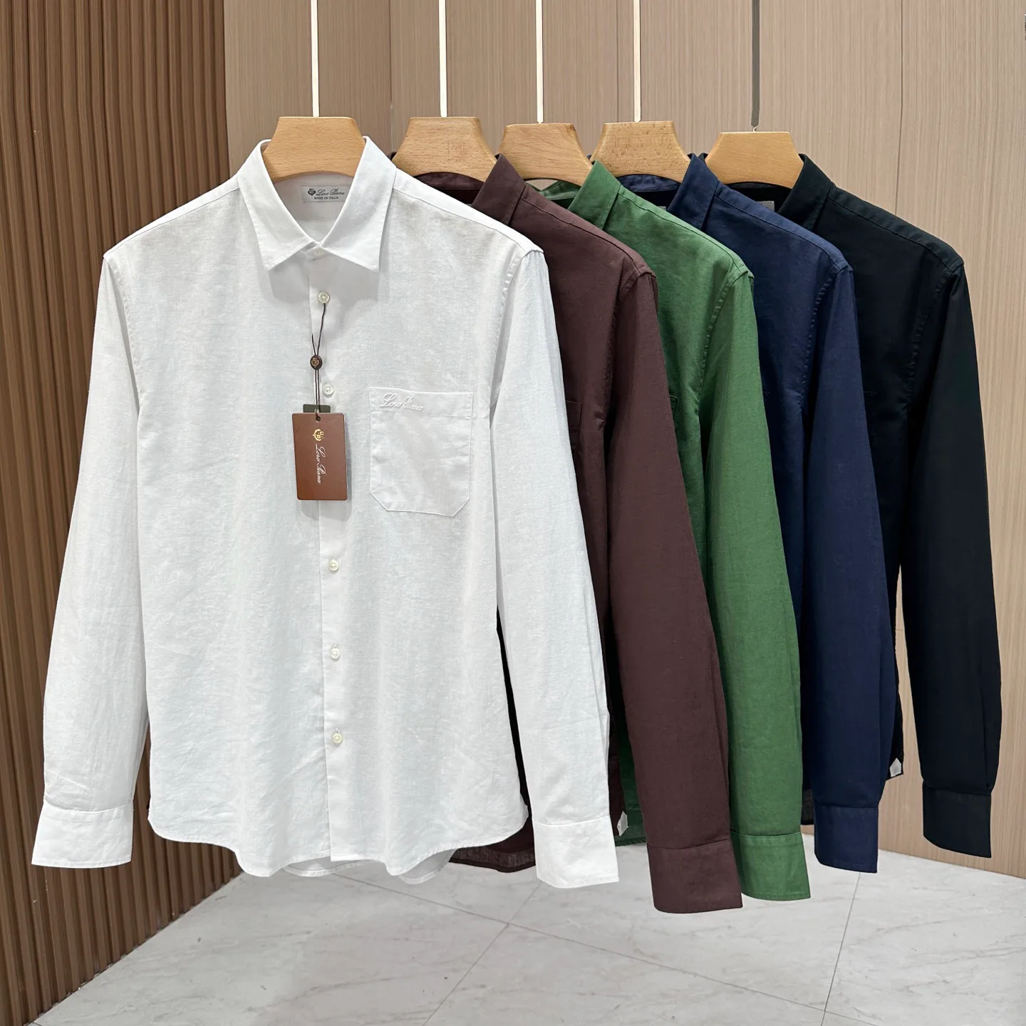 Рубашки Мужские Loro Piana 5654904