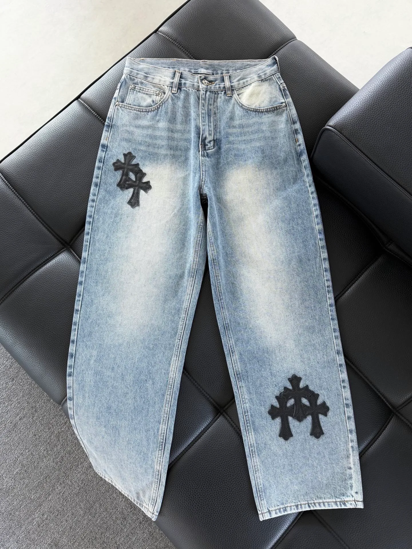 Джинсы Женские Chrome Hearts 1513916