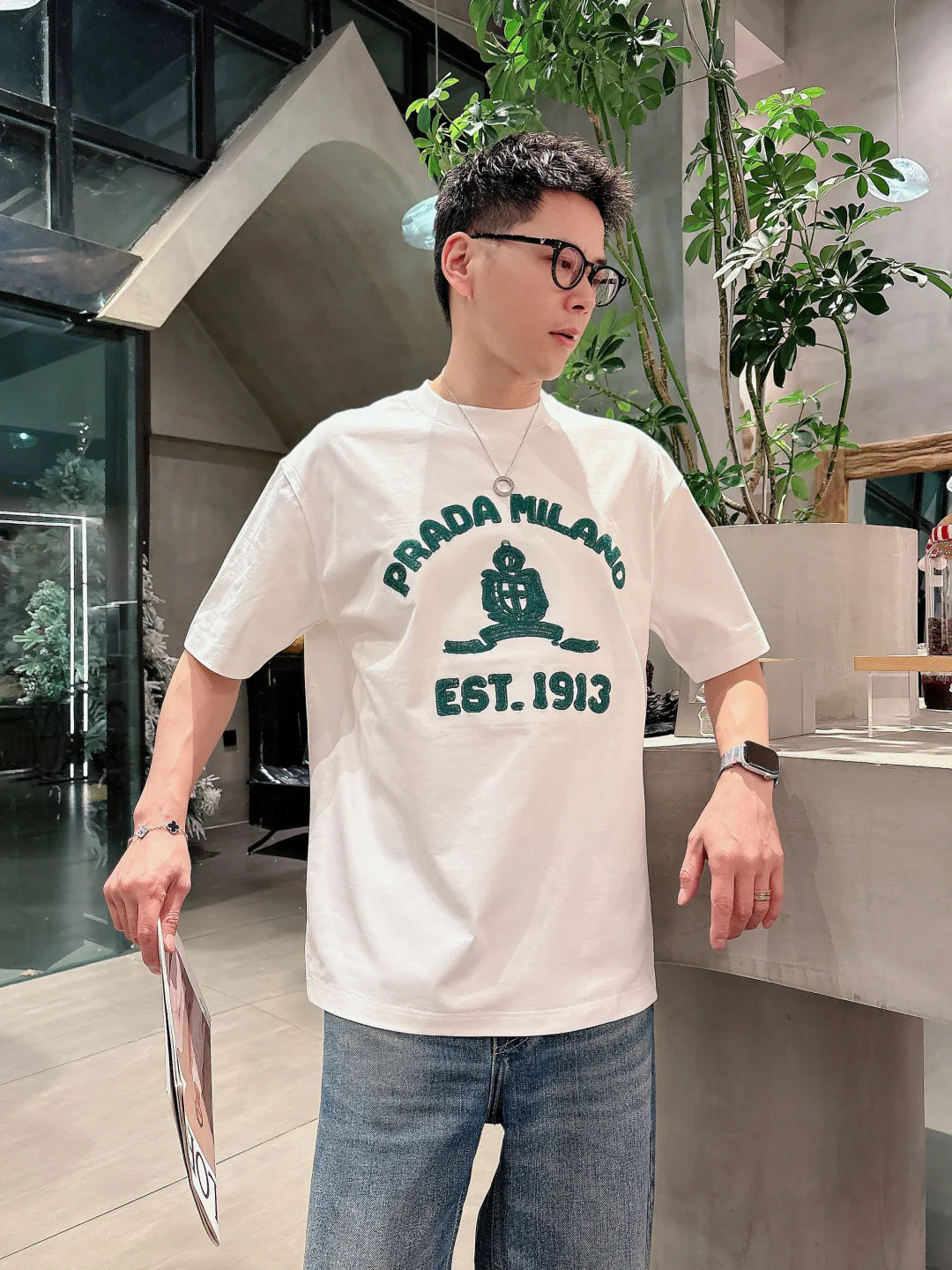 Футболки Мужские Prada 9465277