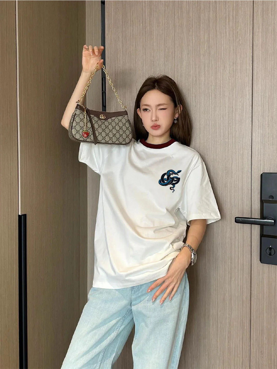 Футболки Женские Gucci 3906