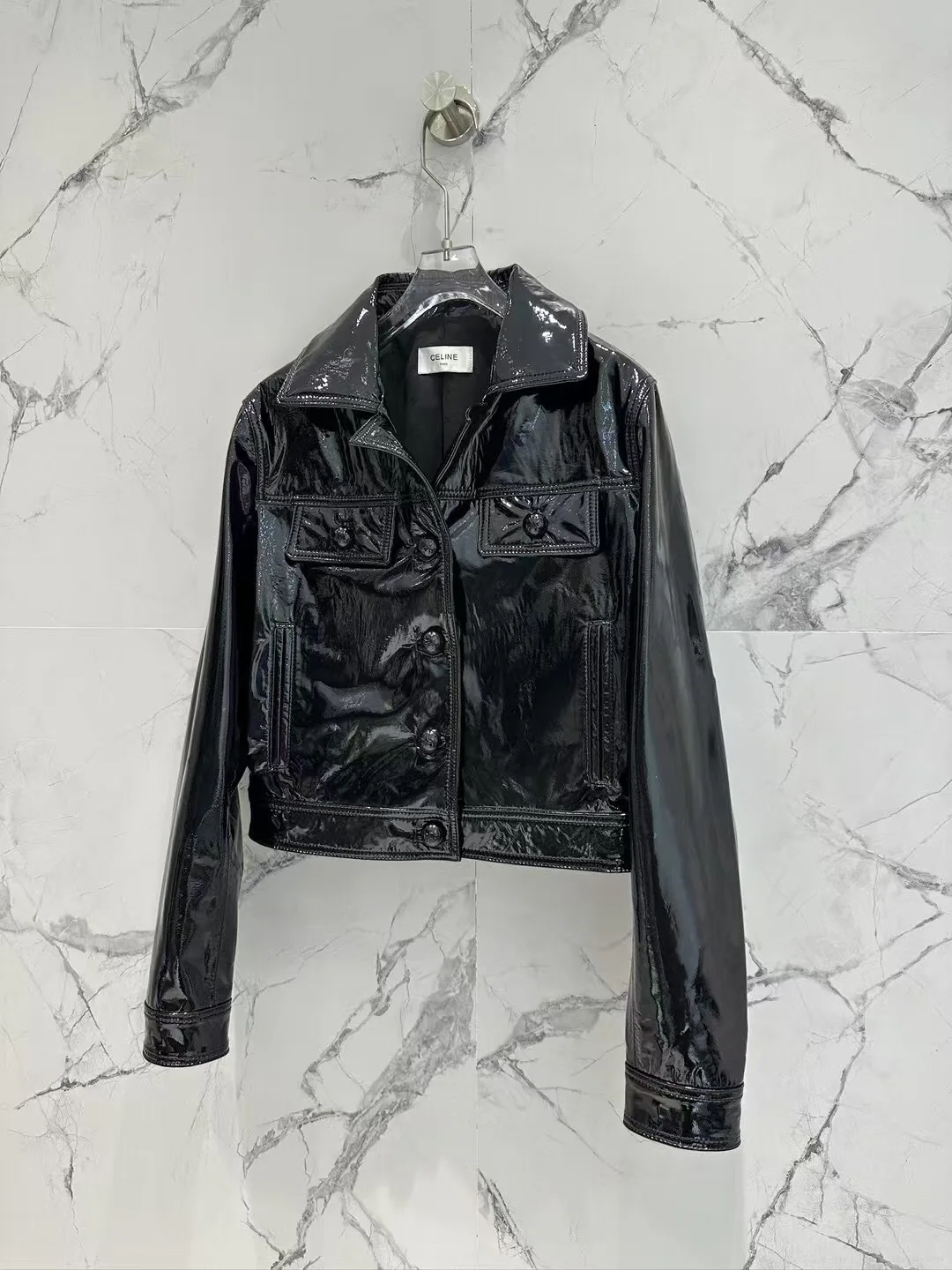 Кожаные Куртки И Дублёнки Женские Celine 11868474