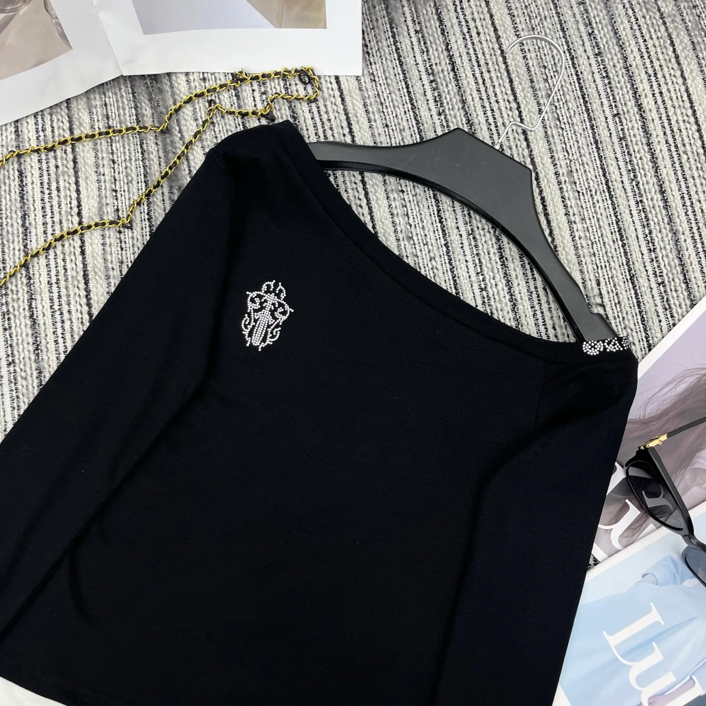 Лонгсливы Женские Chrome Hearts 11172071