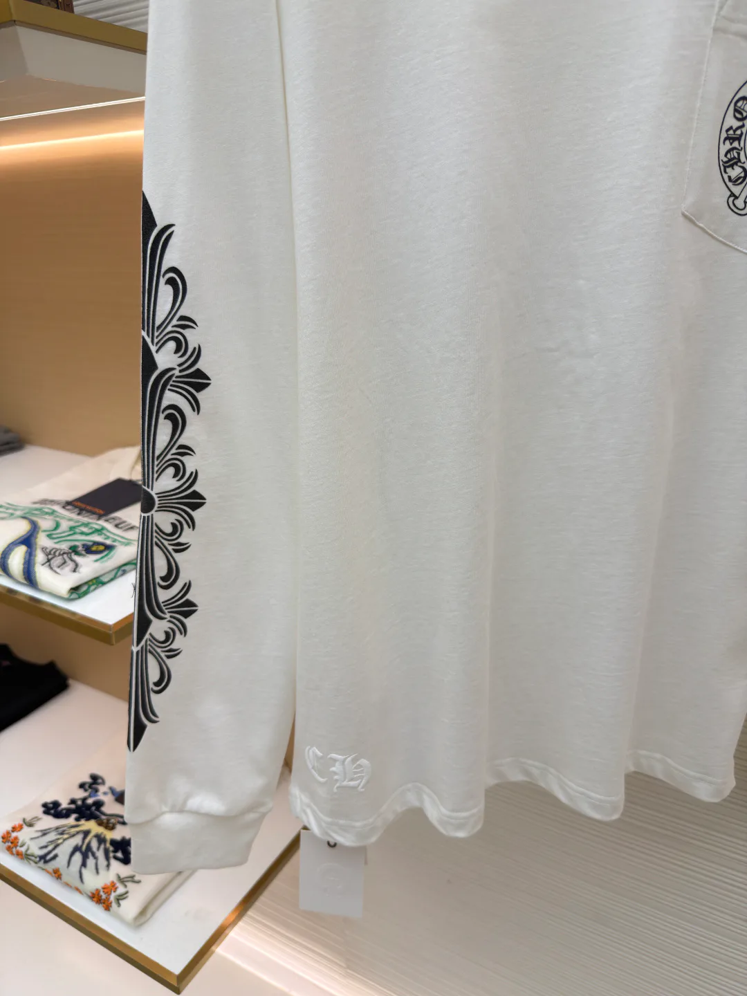 Лонгсливы Мужские Chrome Hearts 11399353