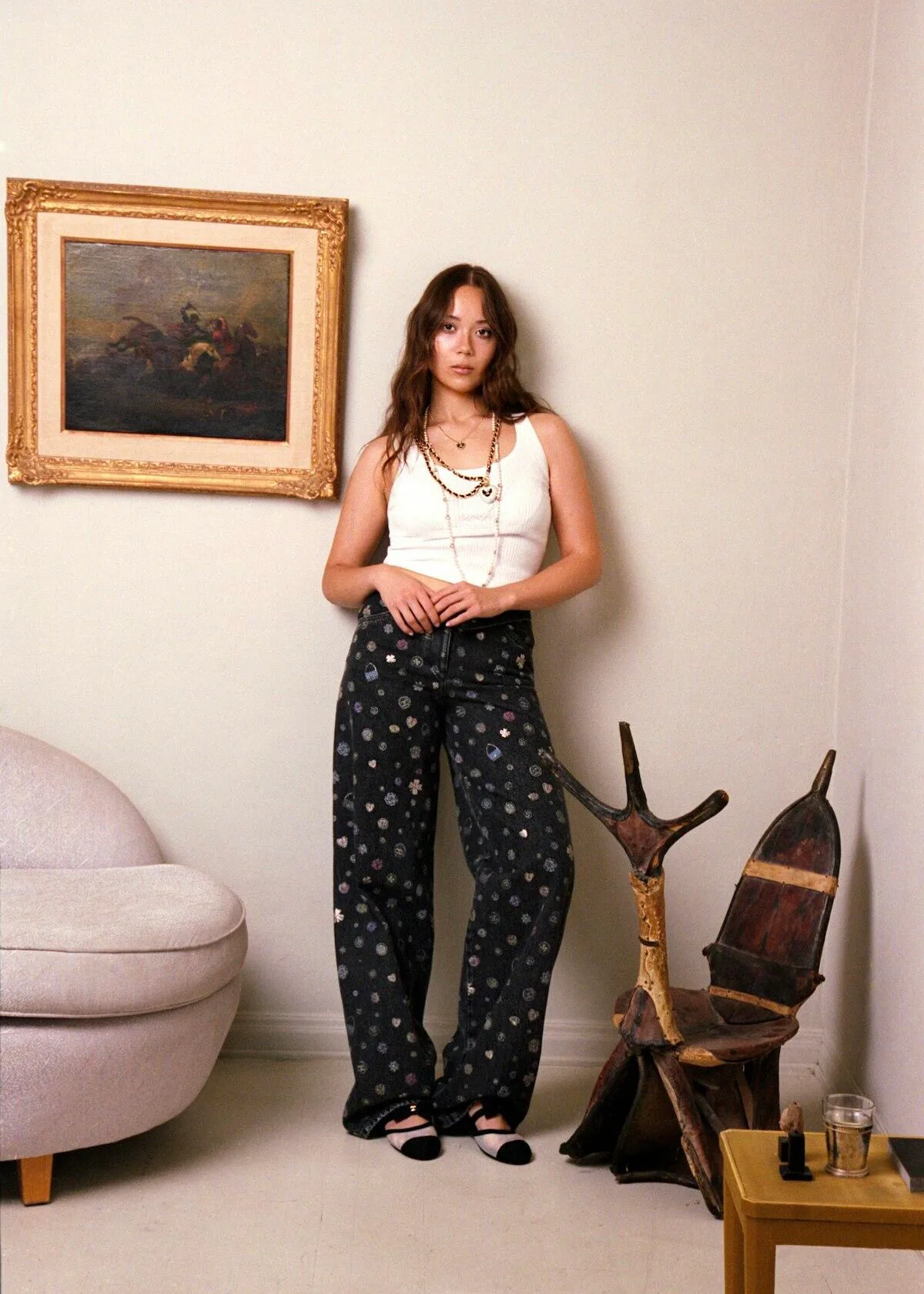 Джинсы Женские Chanel 96015