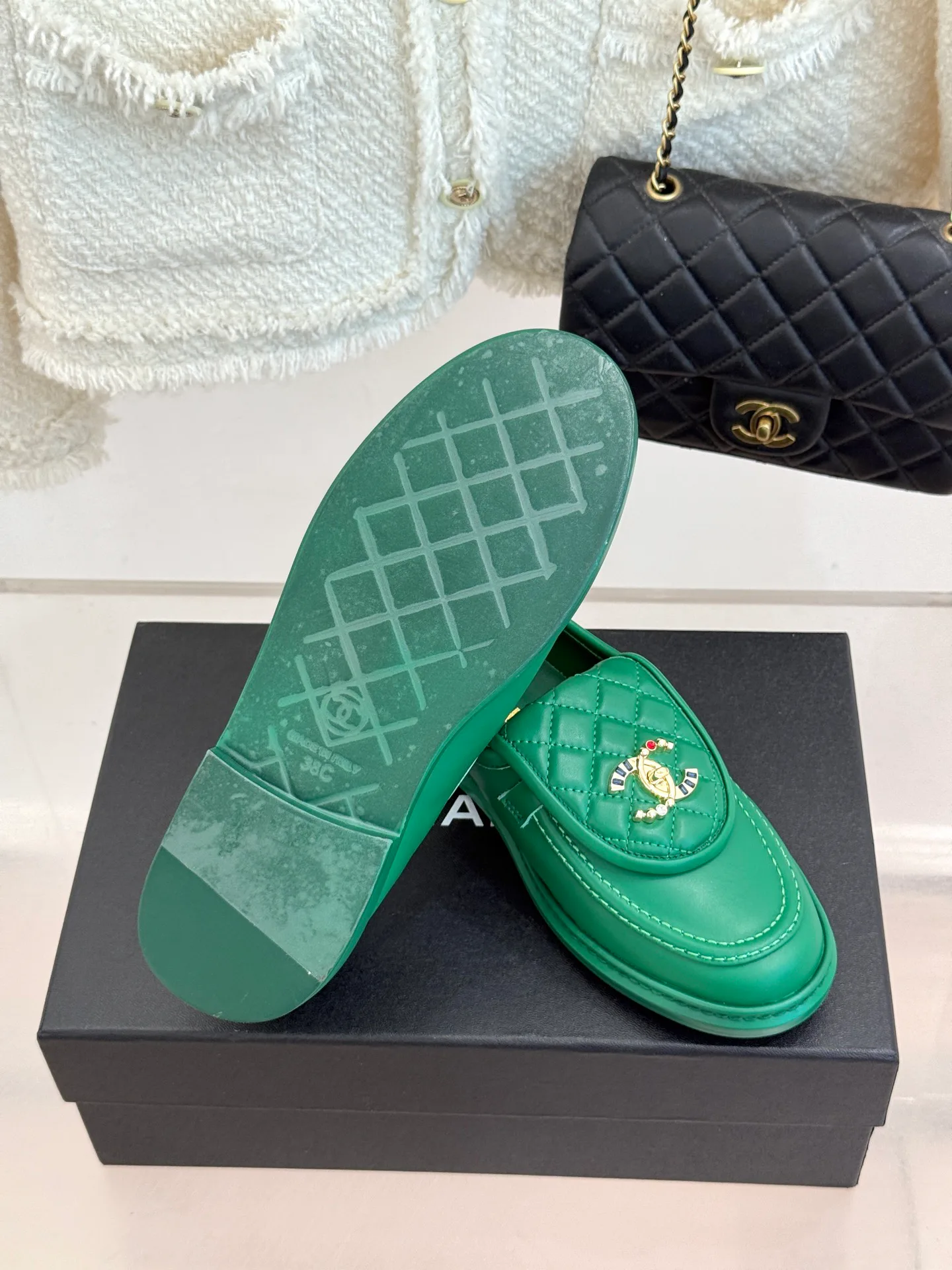 Лоферы И Мокасины Женские Chanel 17336061