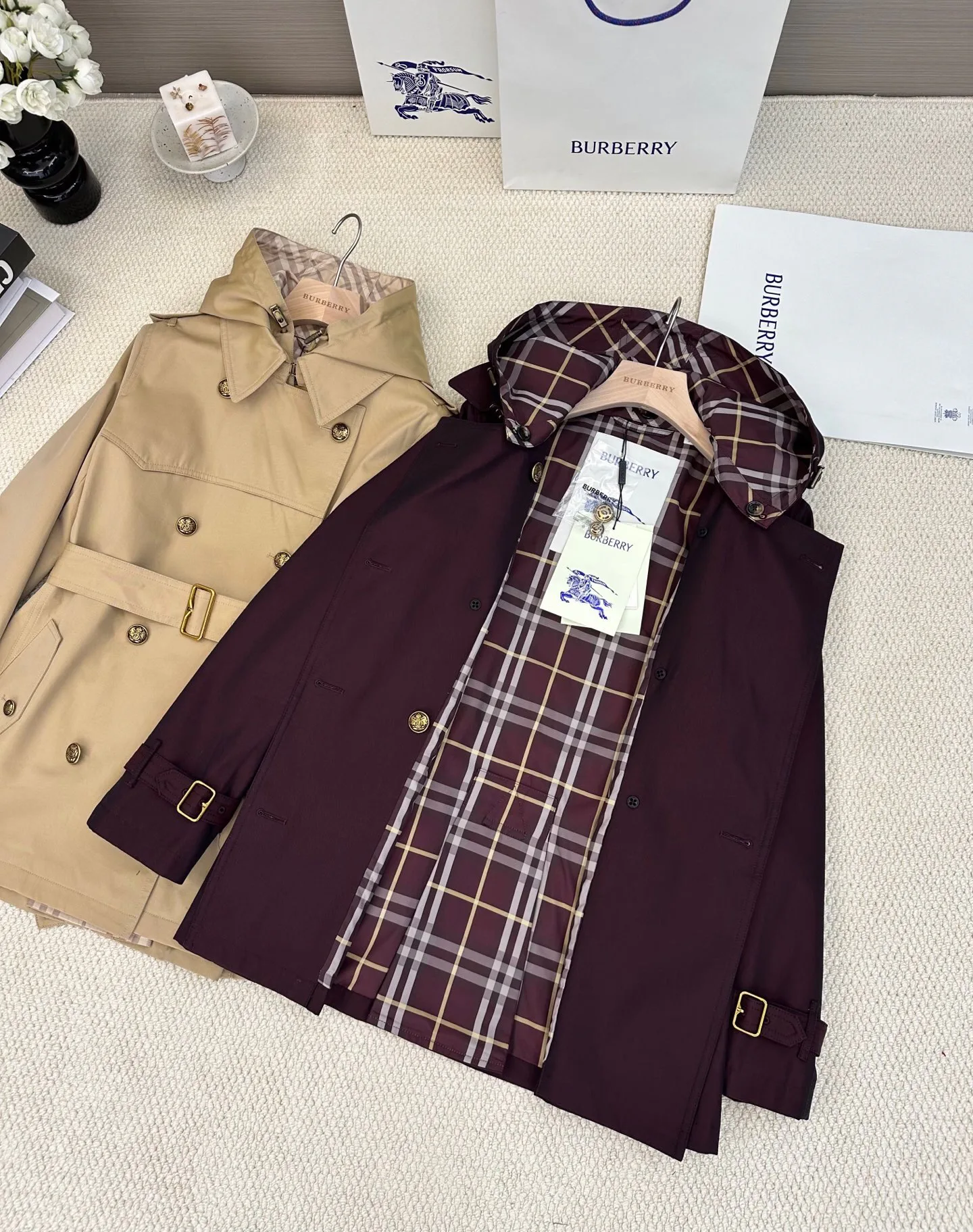 Тренчи Женские Burberry 17898988