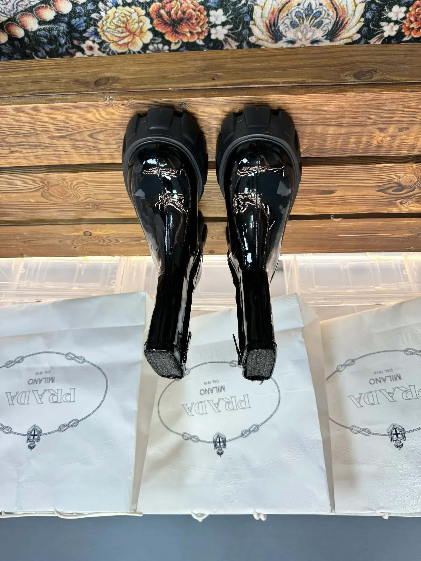 Ботинки Женские Prada 109656