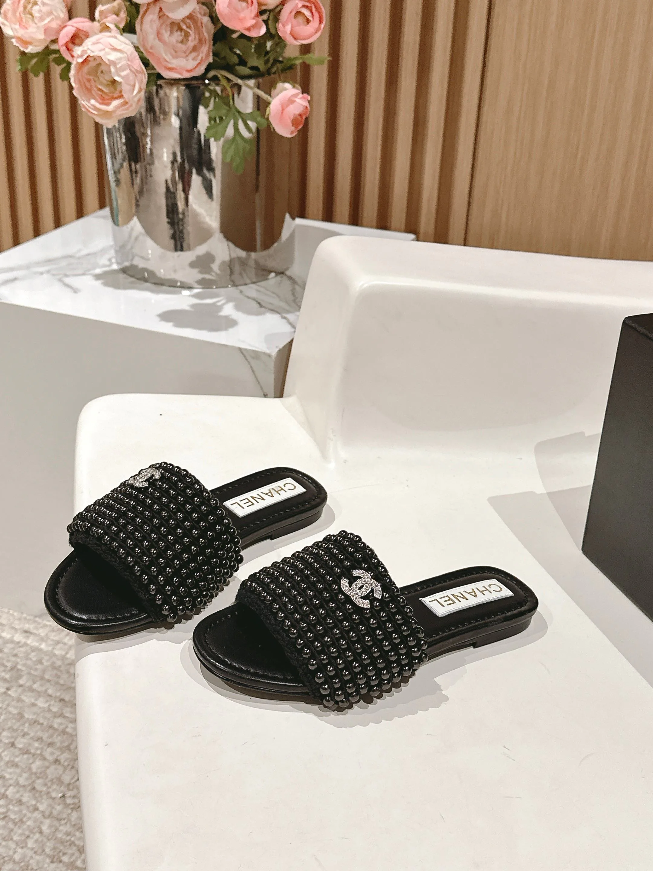 Шлепанцы Женские Chanel 21594