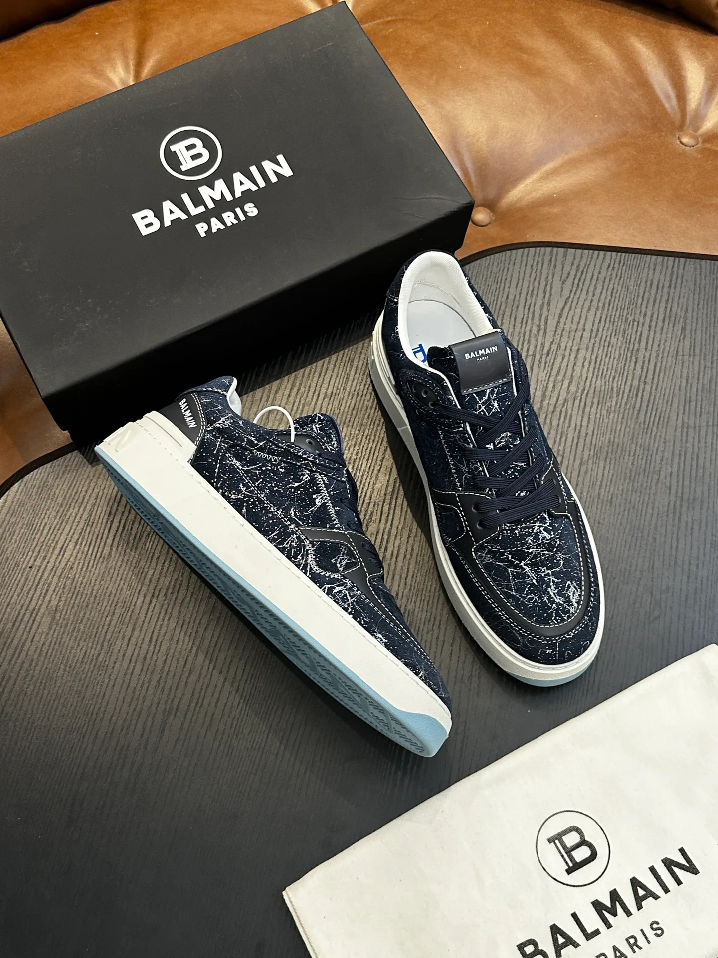 Кроссовки Мужские Balmain 69398