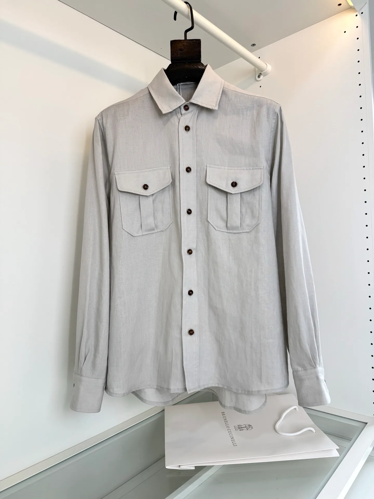 Рубашки Мужские Brunello Cucinelli 13428287